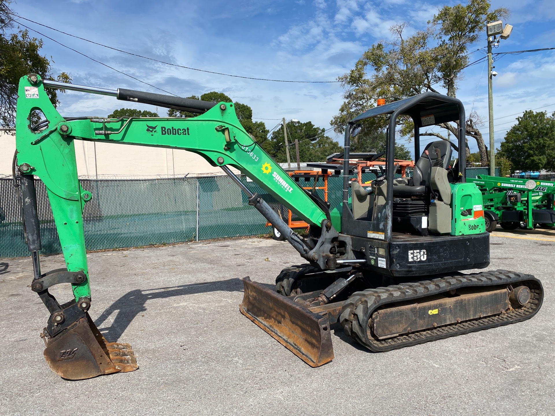 2014 Bobcat E50 Mini Excavator