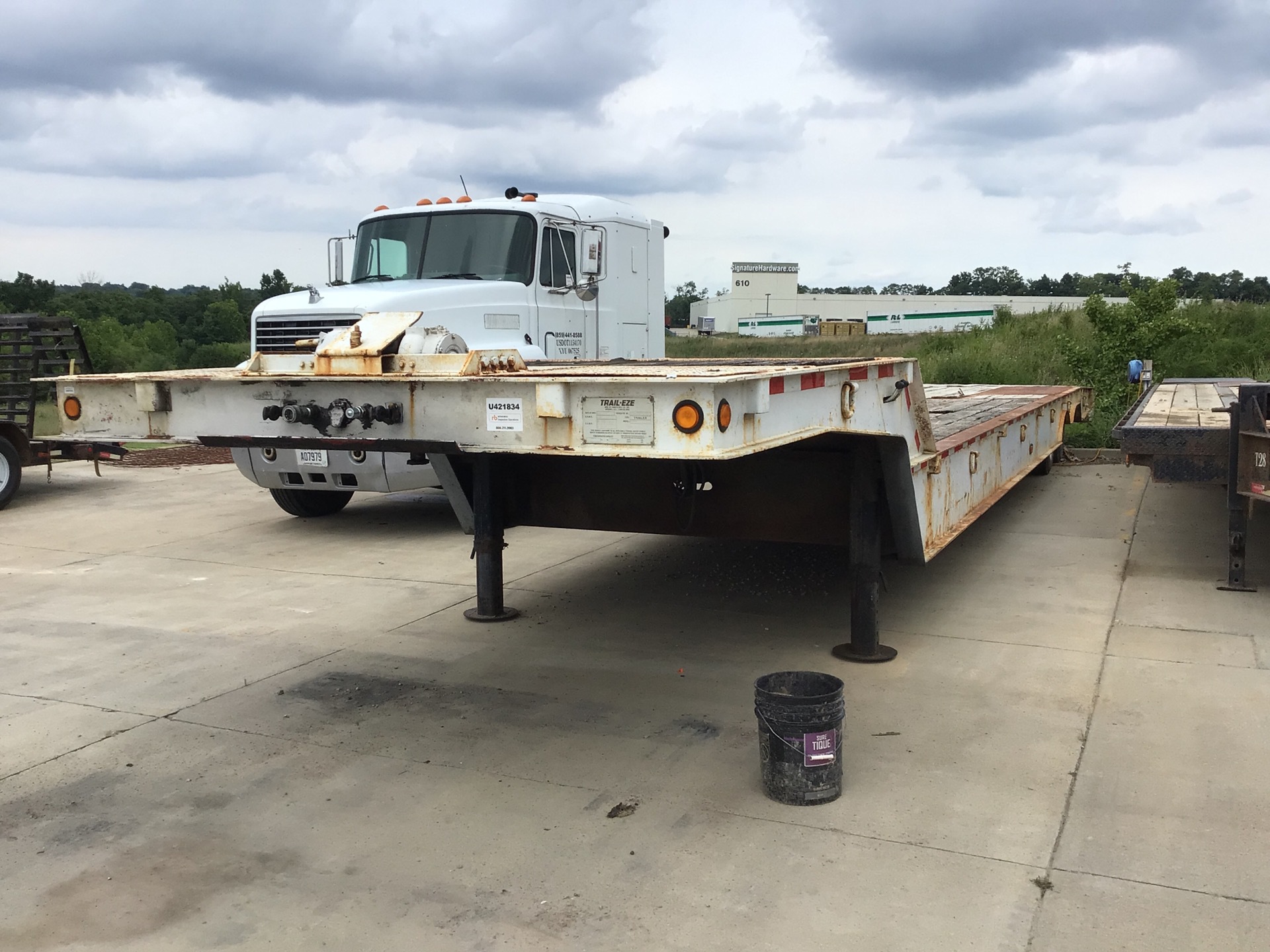 1998 Trail-Eze DHT7048 38 ft Hydraulic Tail Trailer