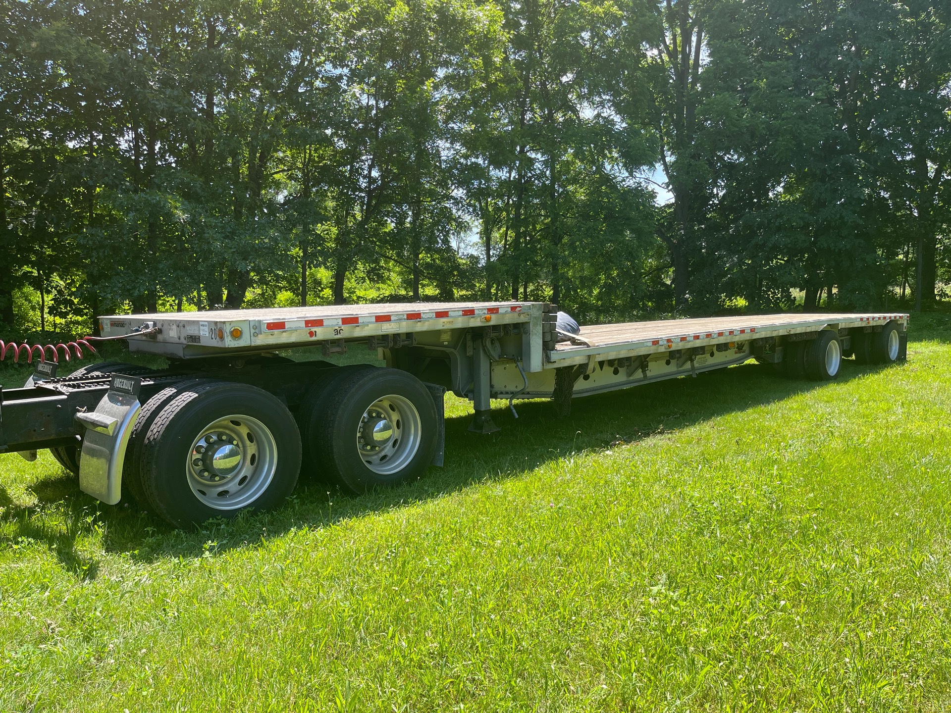 2007 Manac 3248B00 48 ft T/A Step Deck Trailer