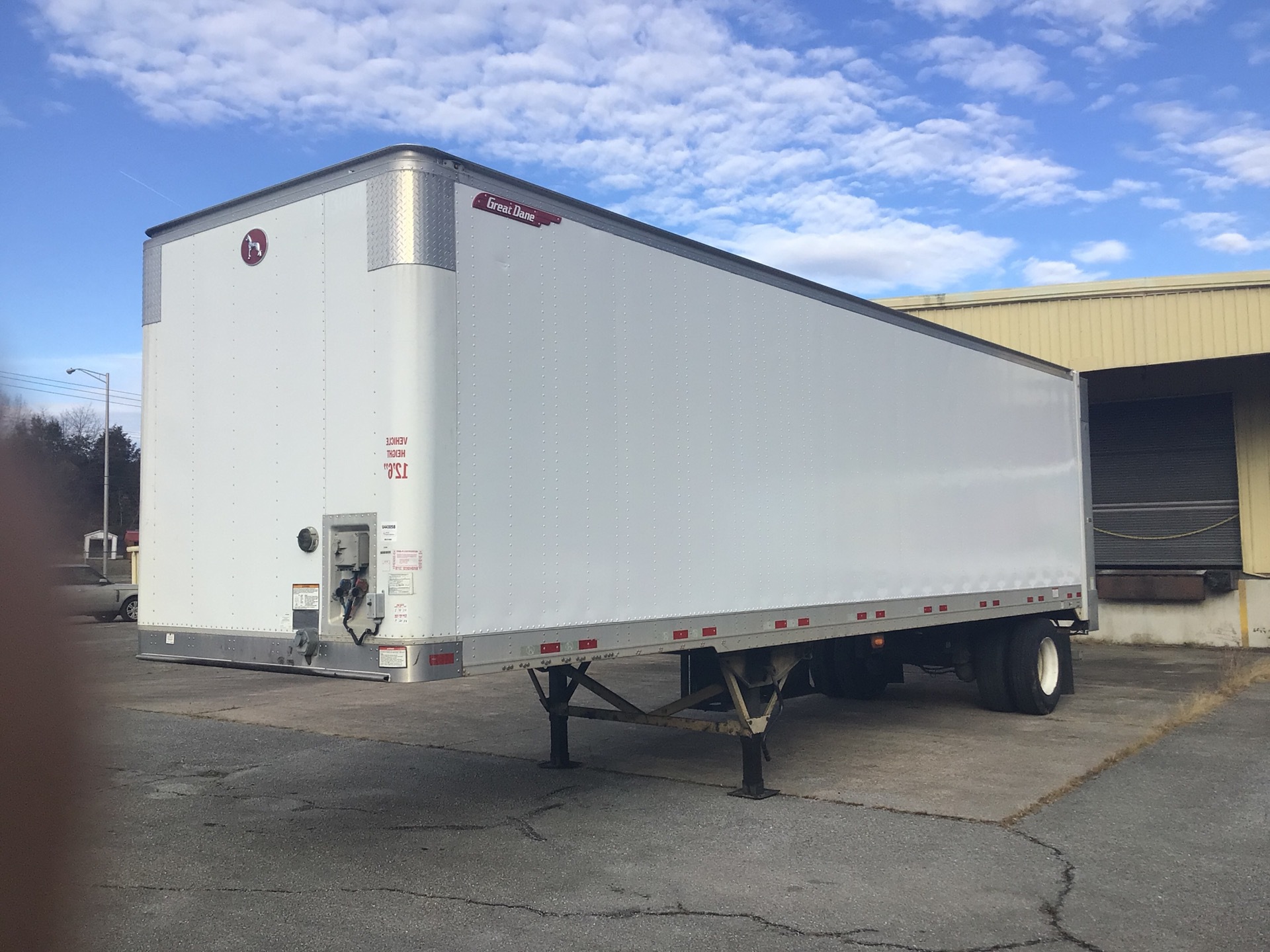 2014 Great Dane 32 ft Van Trailer