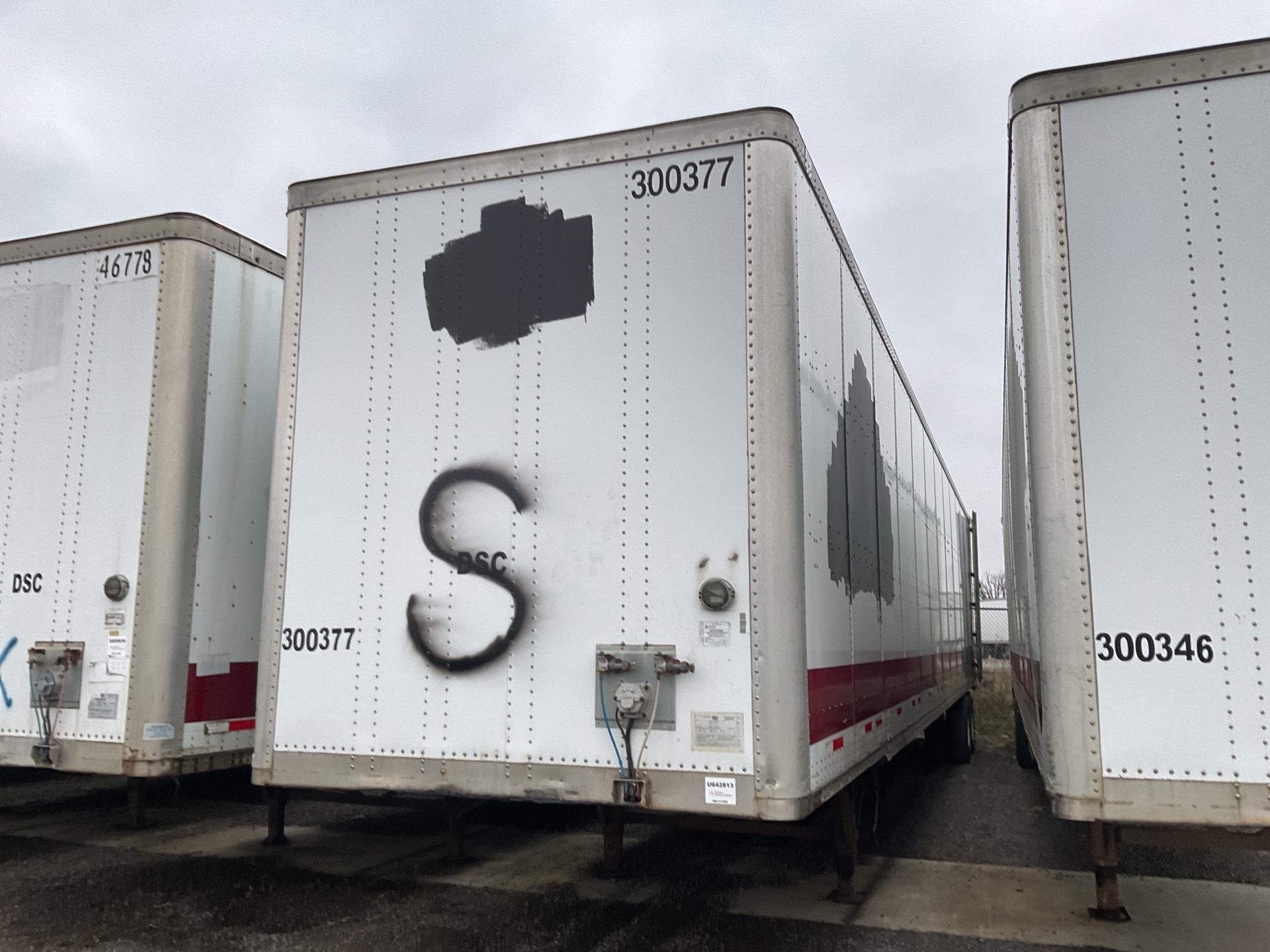 2008 Wabash 53 ft T/A Van Trailer