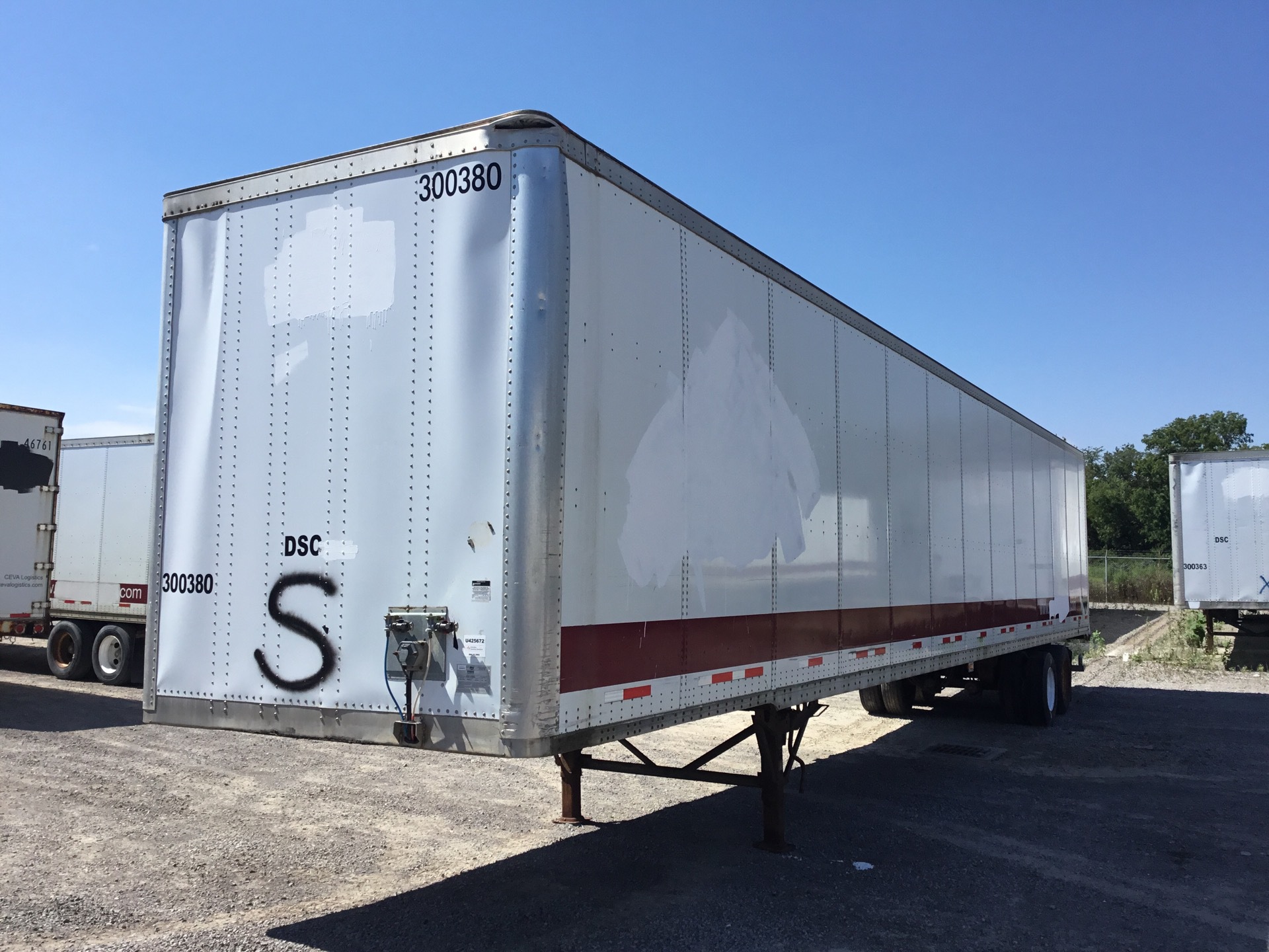 2008 Wabash DVCVHPC 53 ft x 102 in T/A Van Trailer