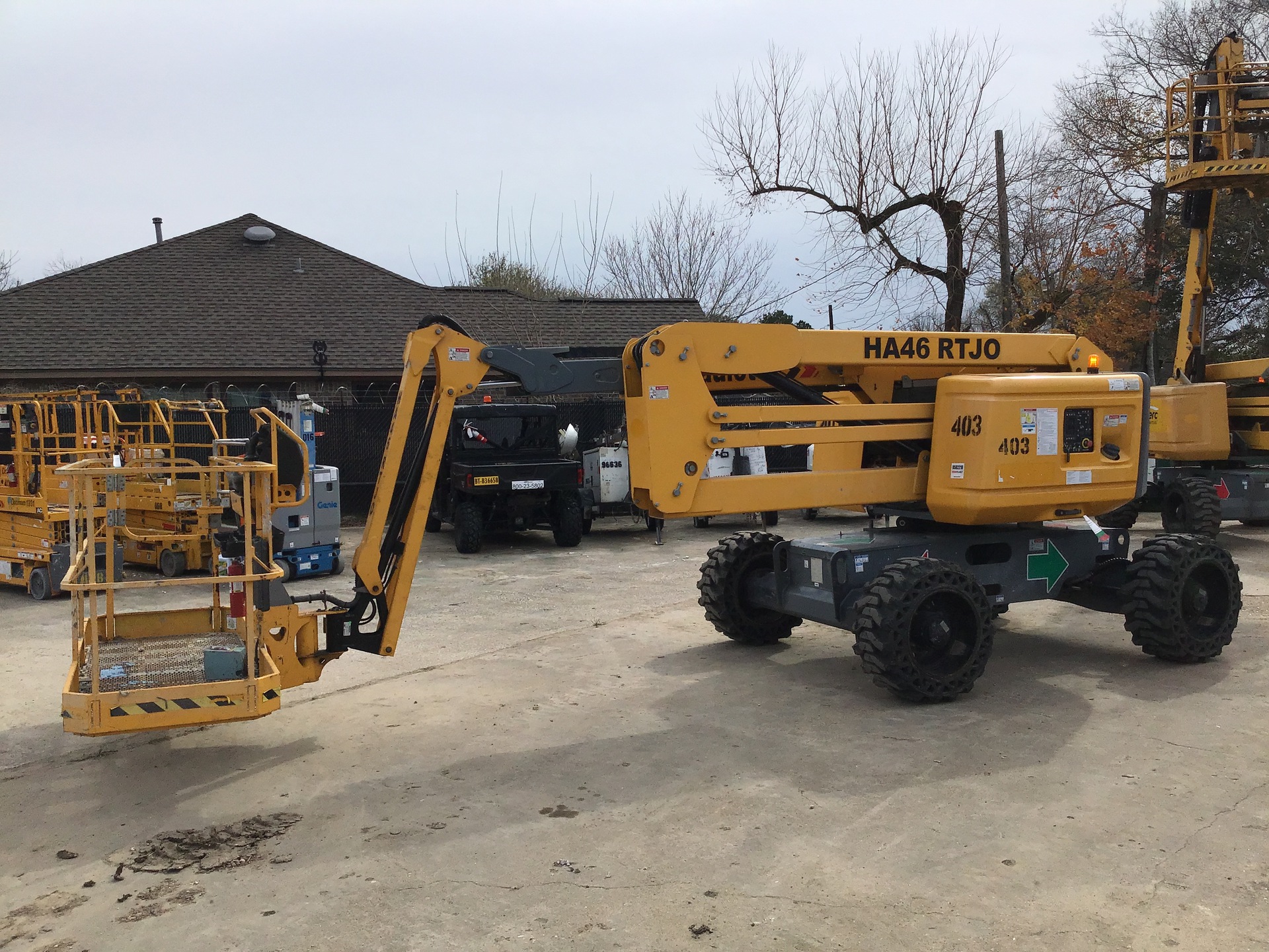 2017 Haulotte HA46RTJO 4WD Diesel Articulating Boom Lift