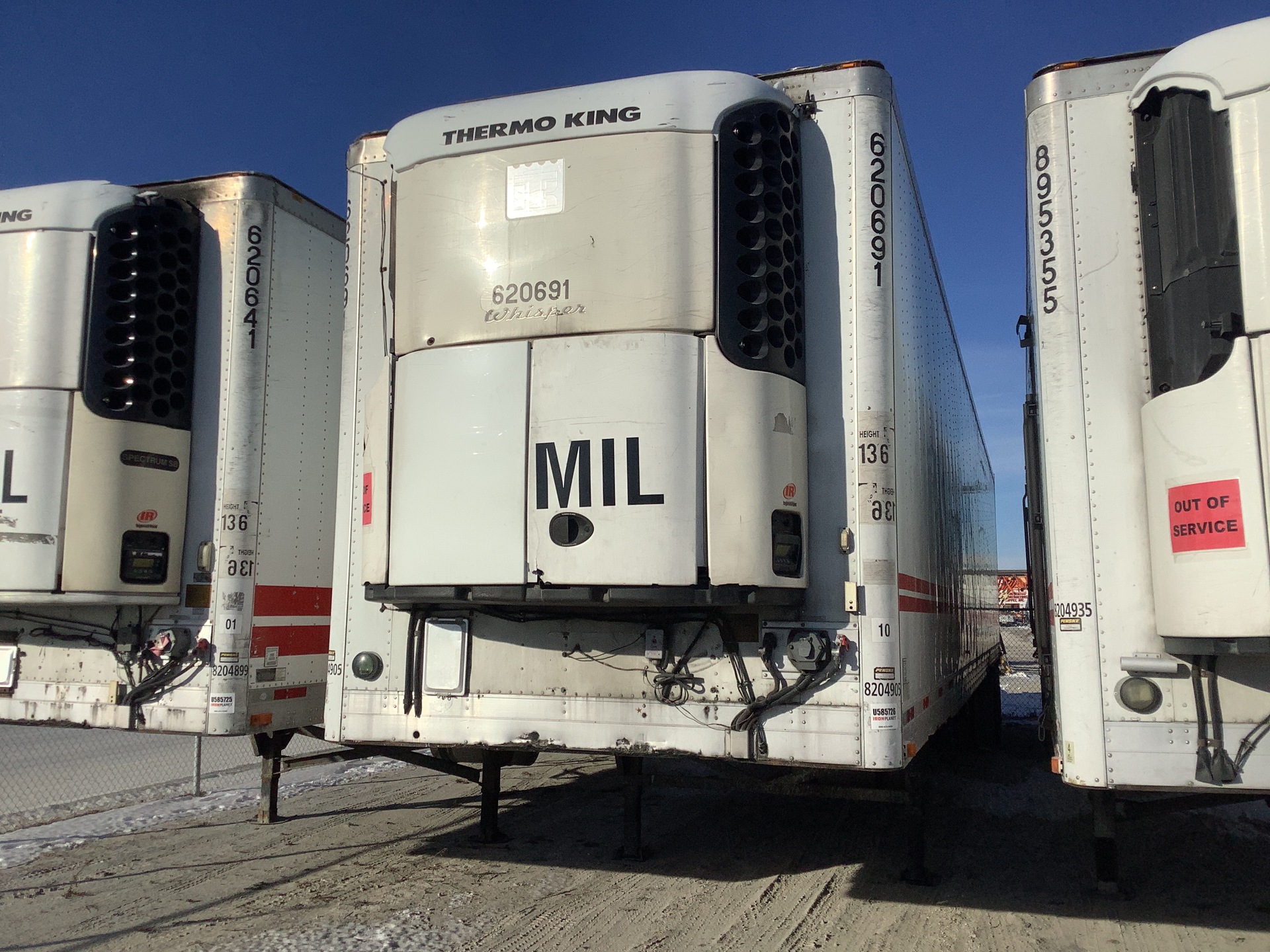 2008 Utility VS2RA T/A Refrigerated Trailer