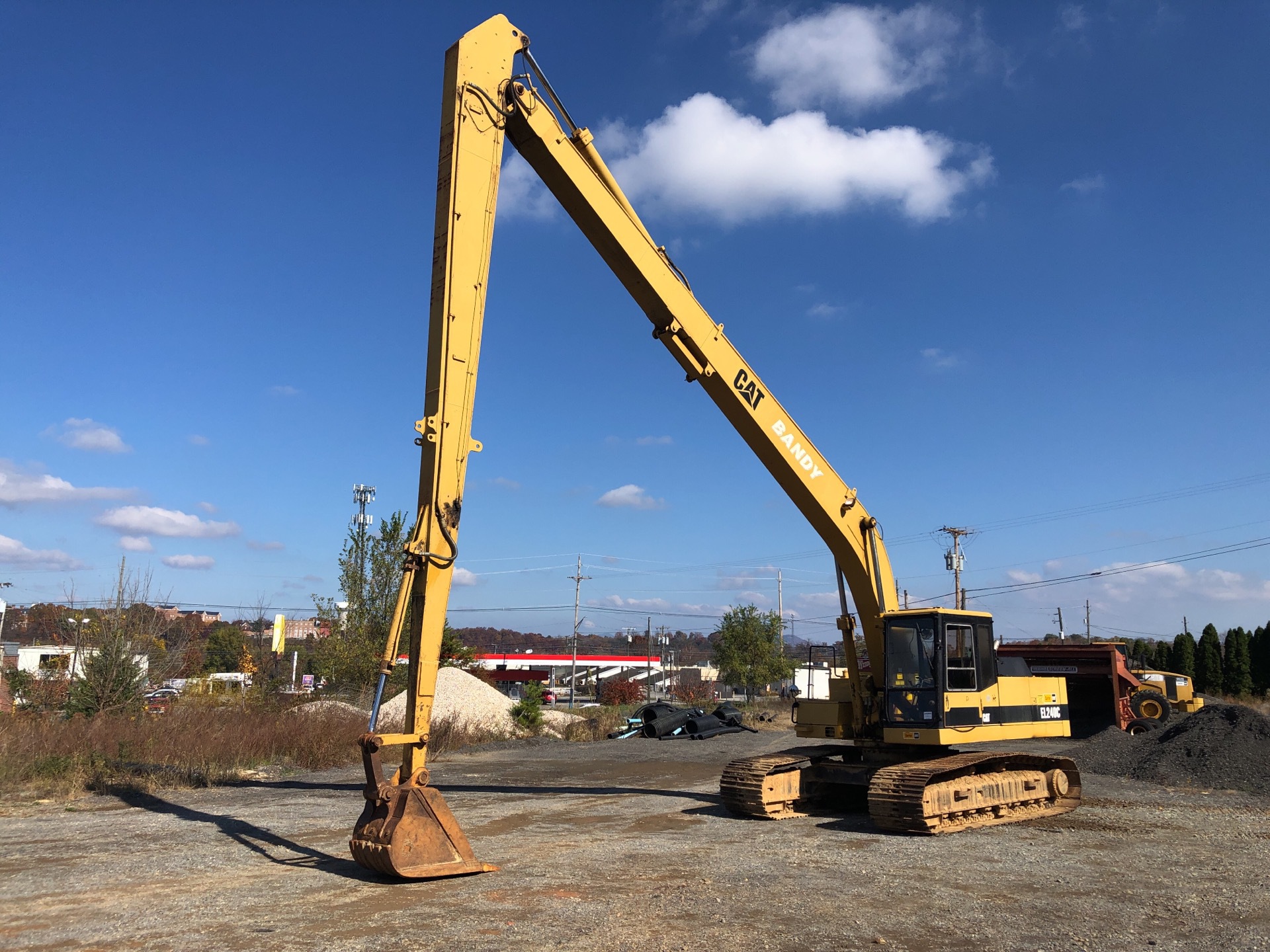 1993 Cat EL240C Long Reach Tracked Excavator