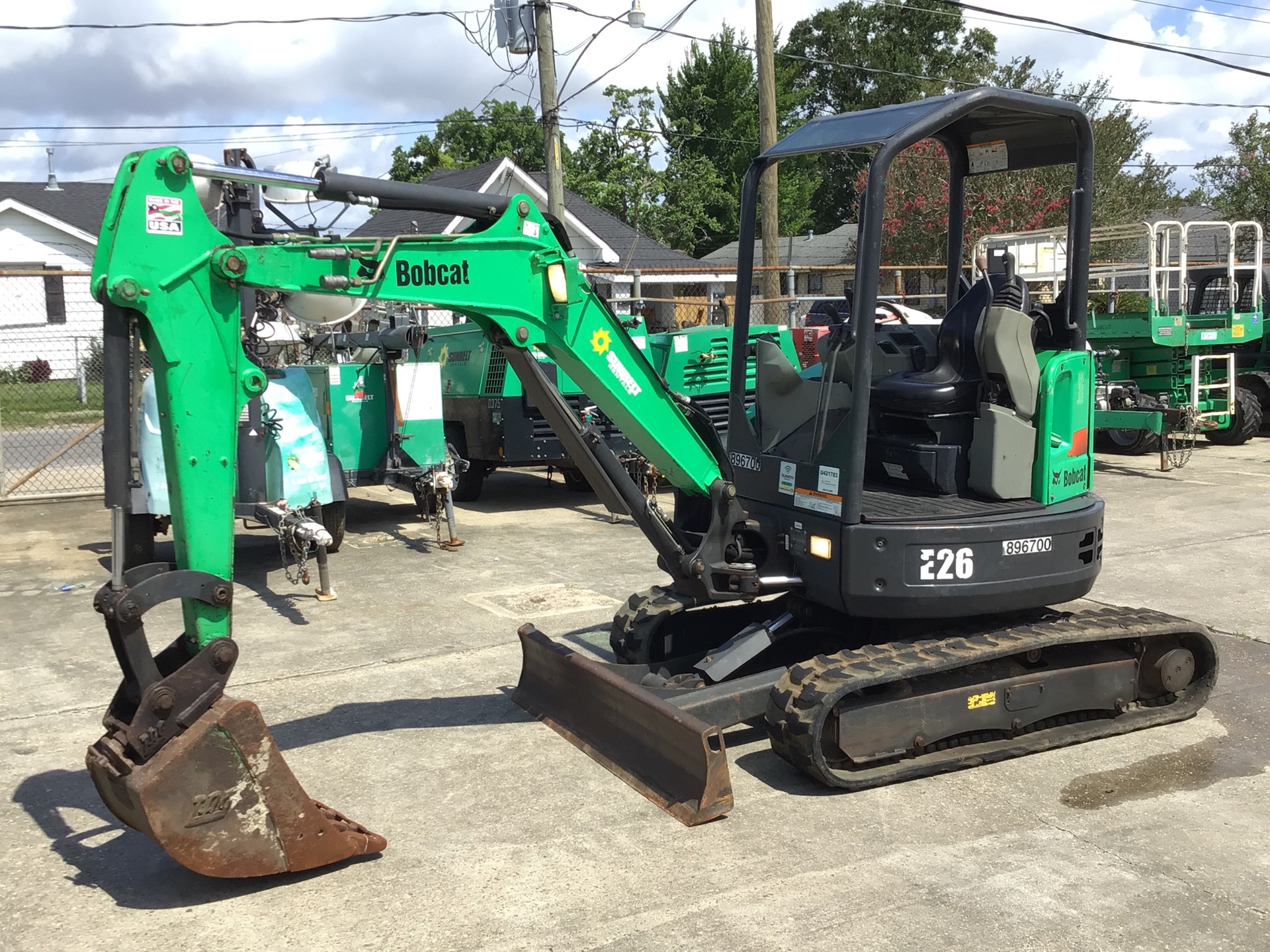 2016 Bobcat E26 Mini Excavator