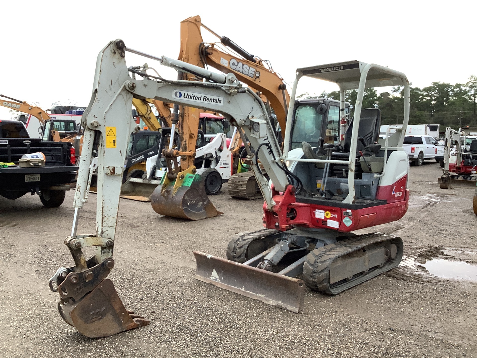 2016 Takeuchi TB230 Mini Excavator