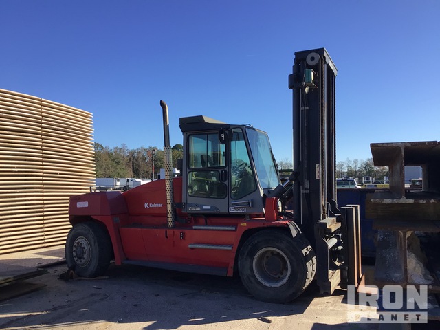 2014 Kalmar DCE160-12 36000 lb Diesel Pneumatic Tire Forklift