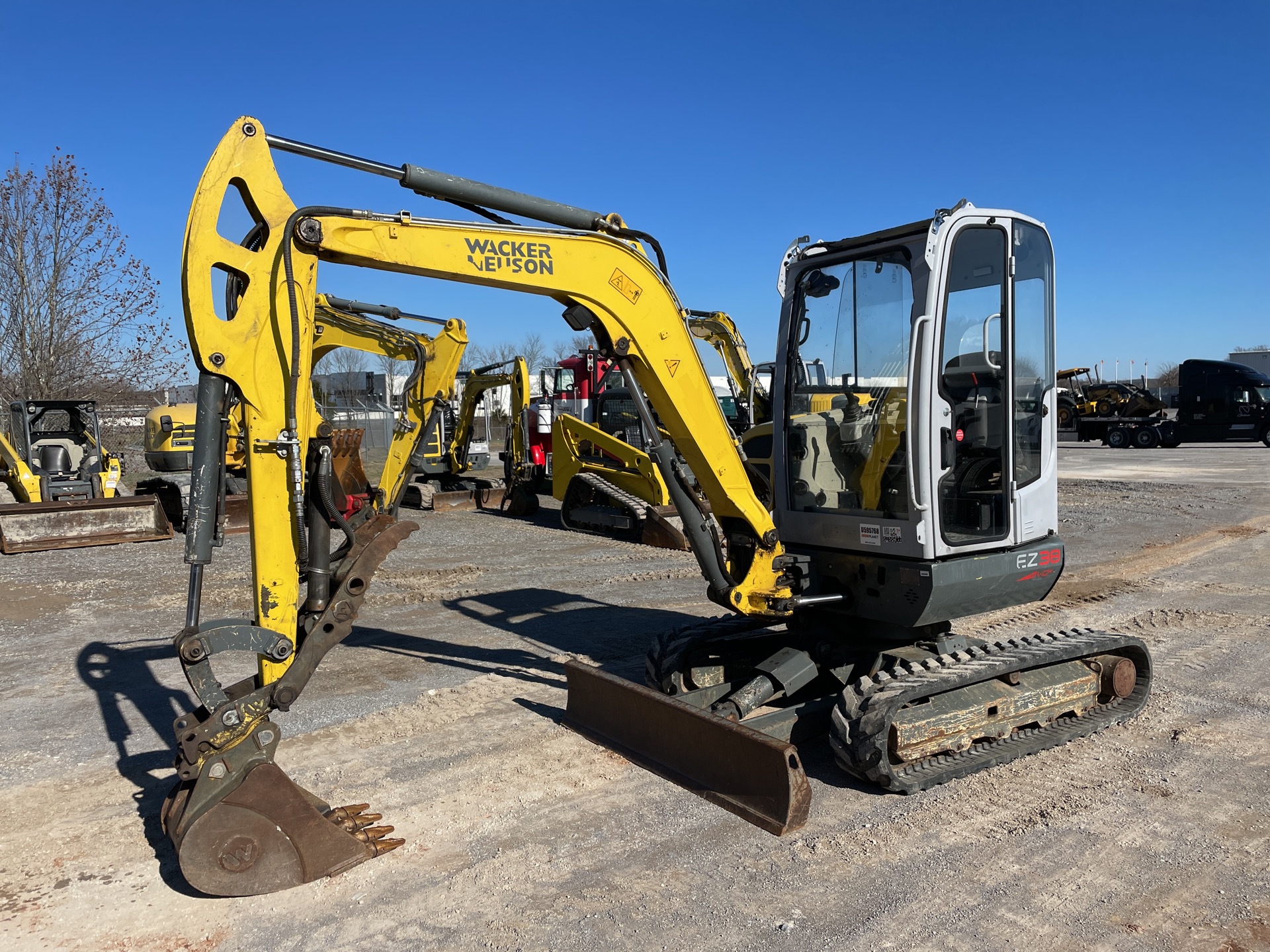 2017 Wacker Neuson EZ38 Mini Excavator