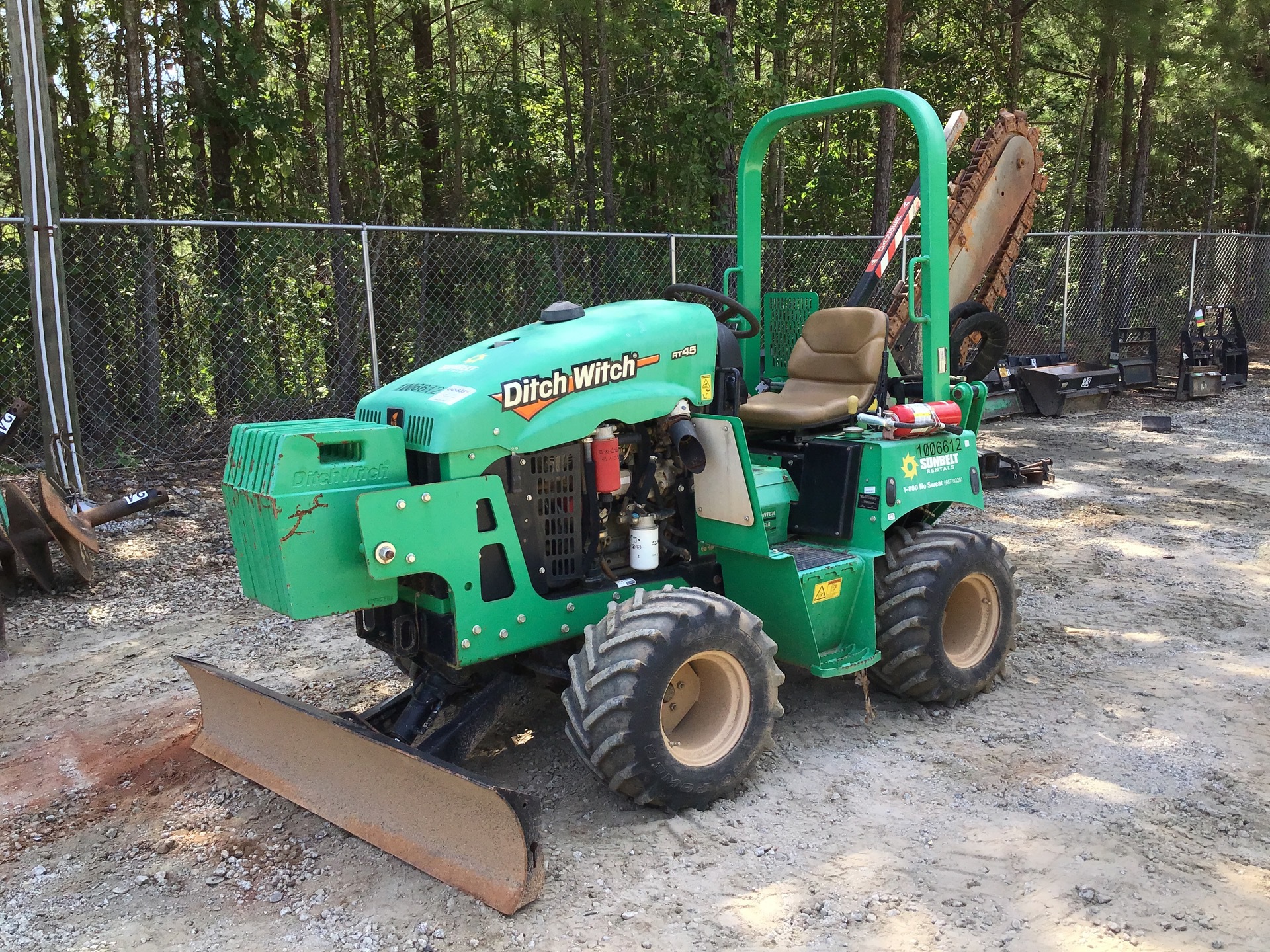 2017 Ditch Witch RT45 4x4 Trencher