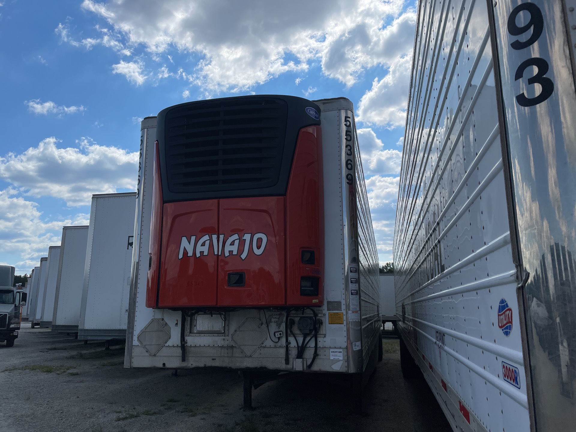 2013 Utility VS2RA 53 ft x 102 in T/A Refrigerated Trailer