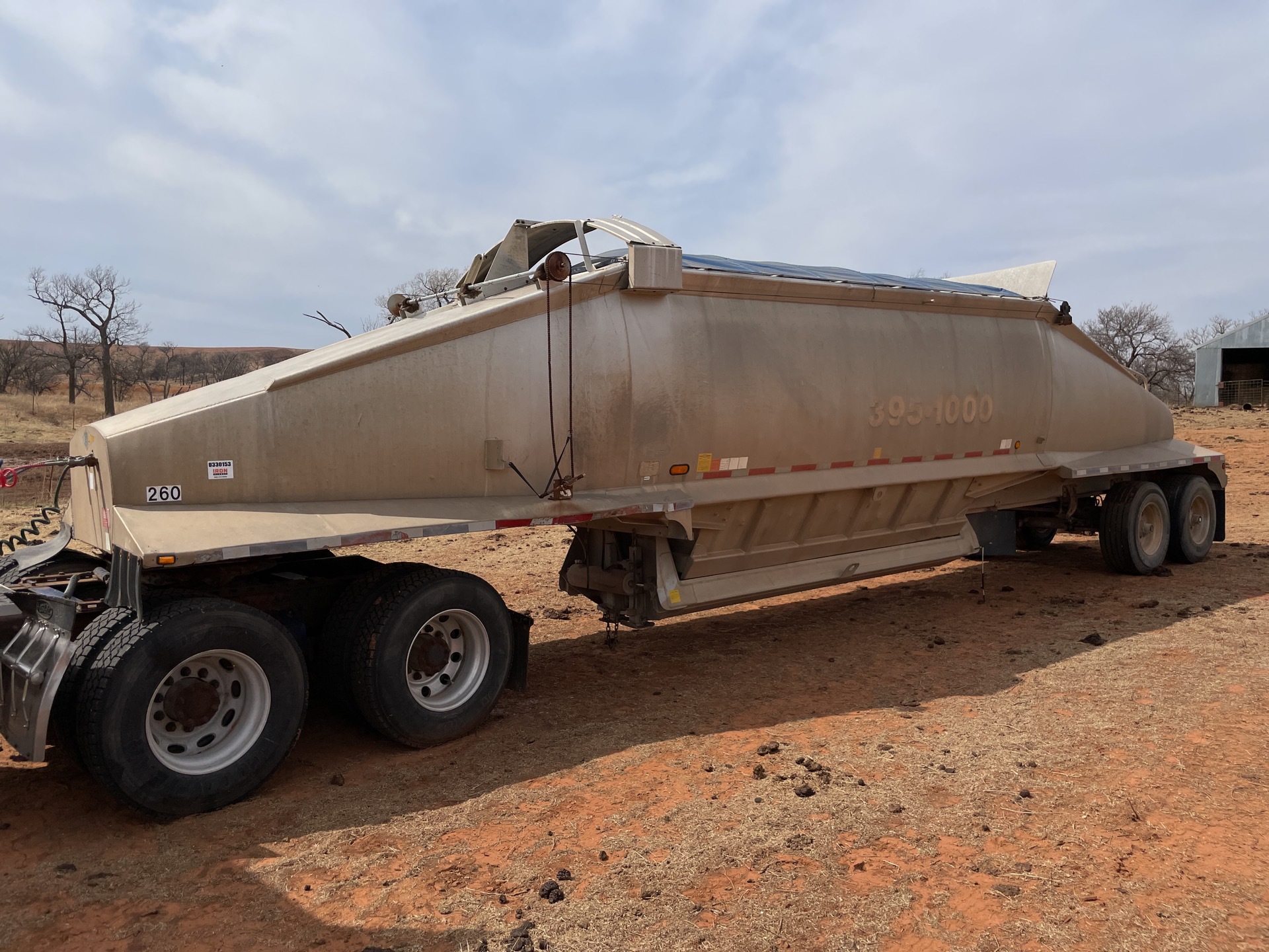 1996 Beall BABDS-24-1 T/A Aluminum Belly Dump Trailer