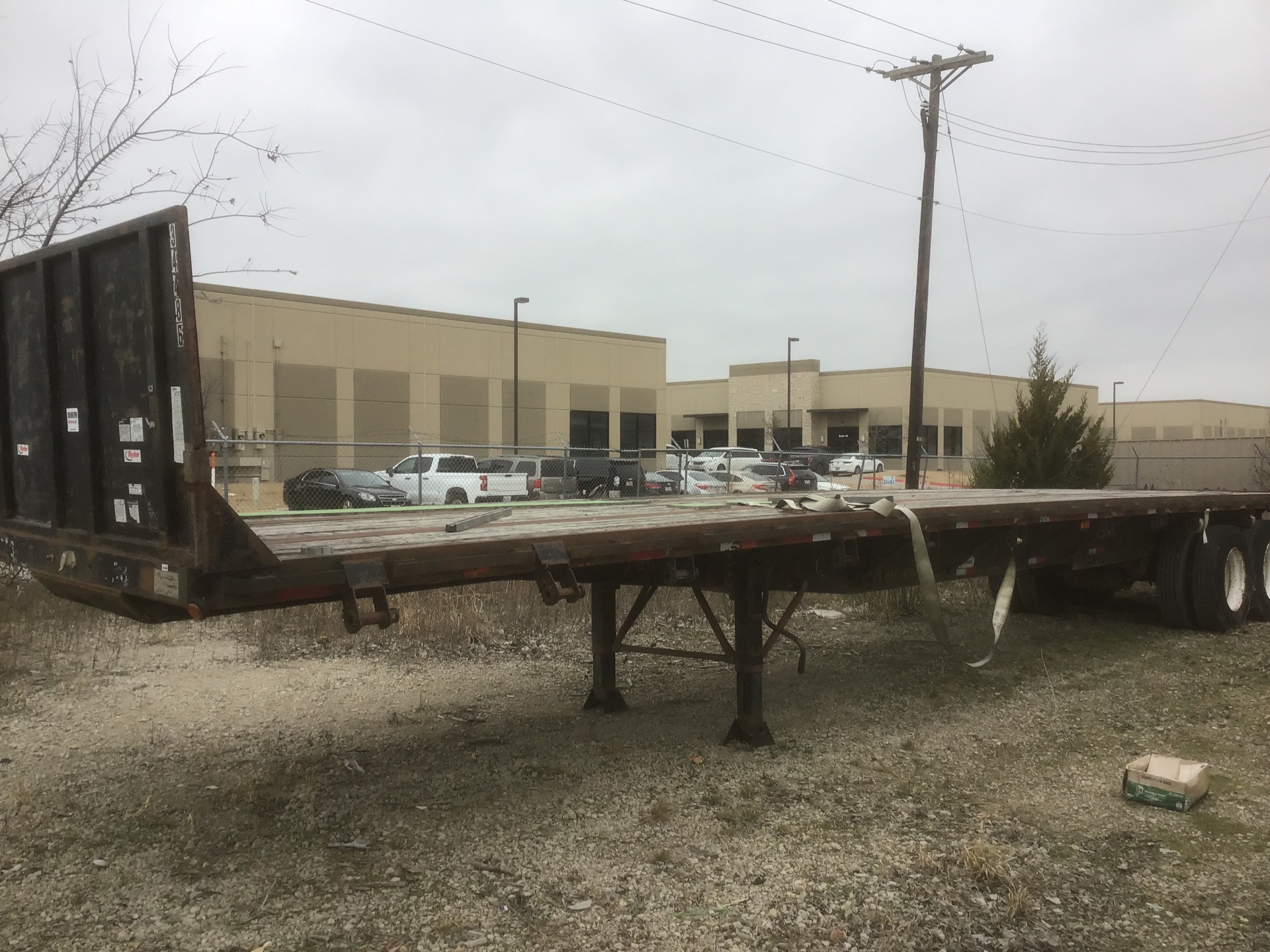 1997 Aztec Flatbed 45 ft Flatbed Trailer