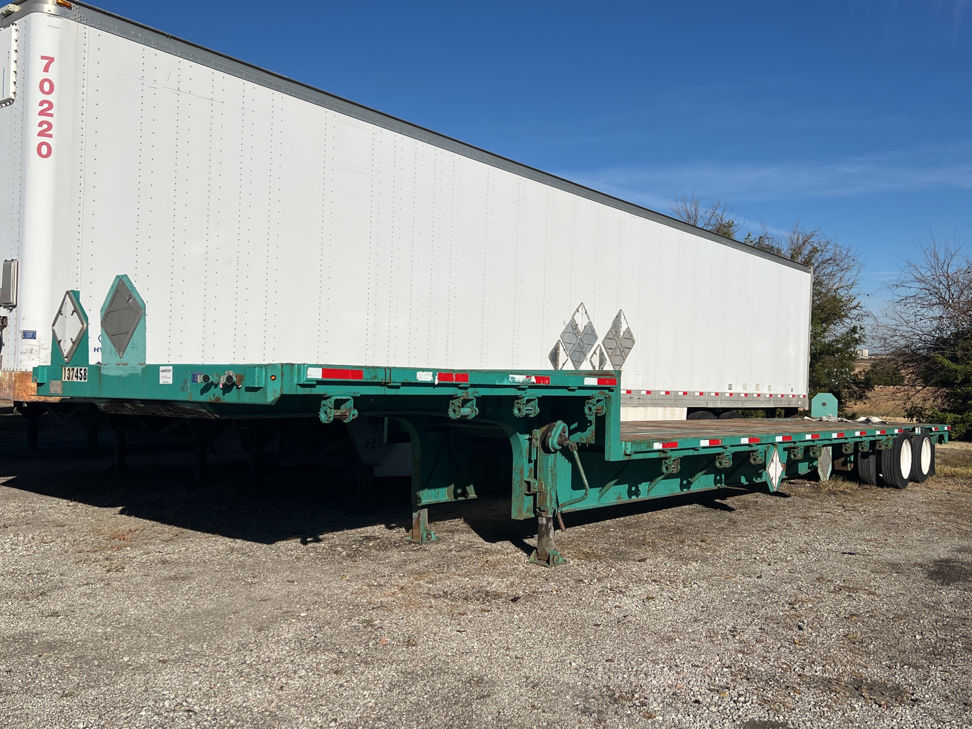 1995 Fruehauf 48 ft T/A Step Deck Trailer