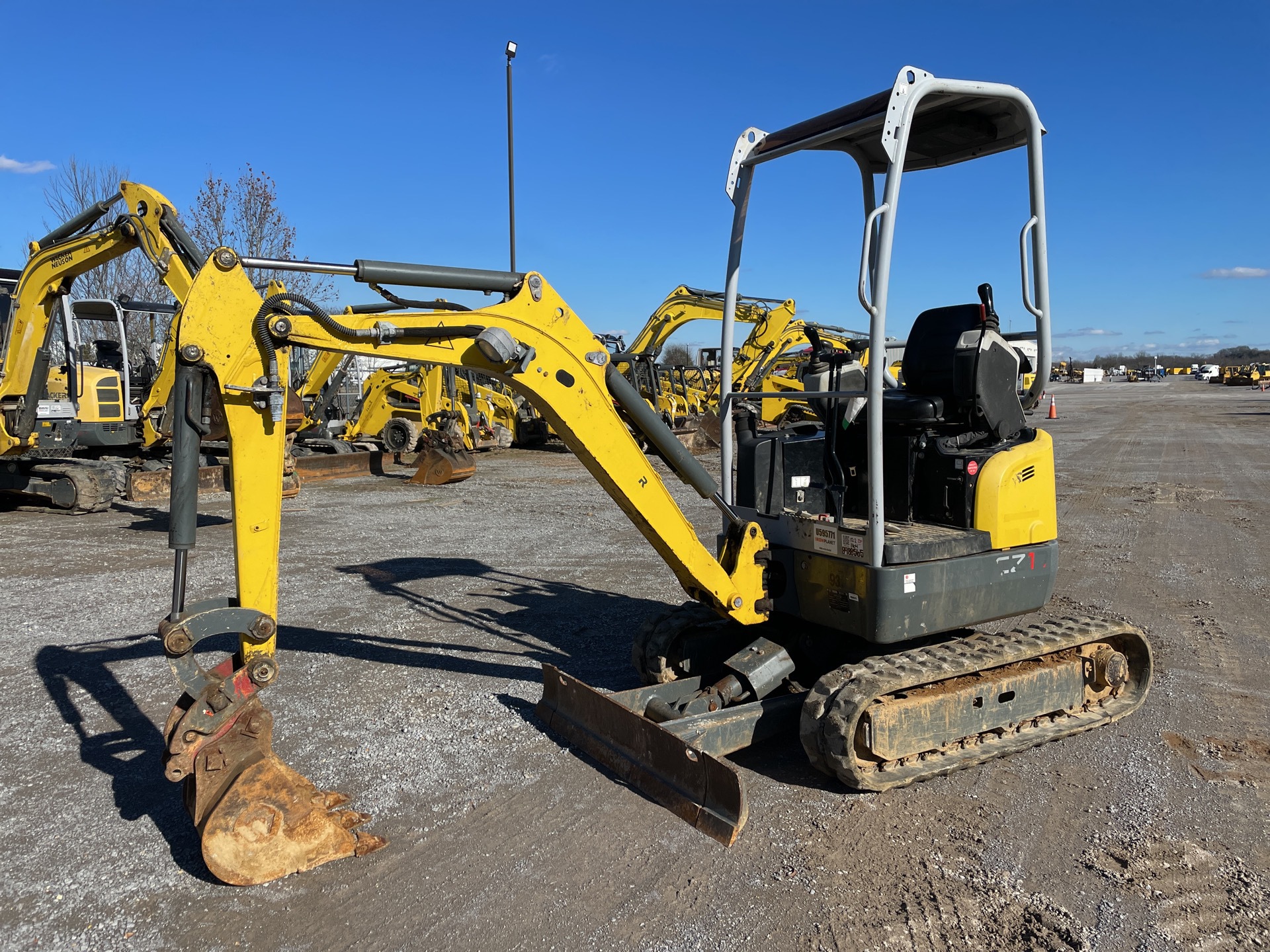 2017 Wacker Neuson EZ17 Mini Excavator