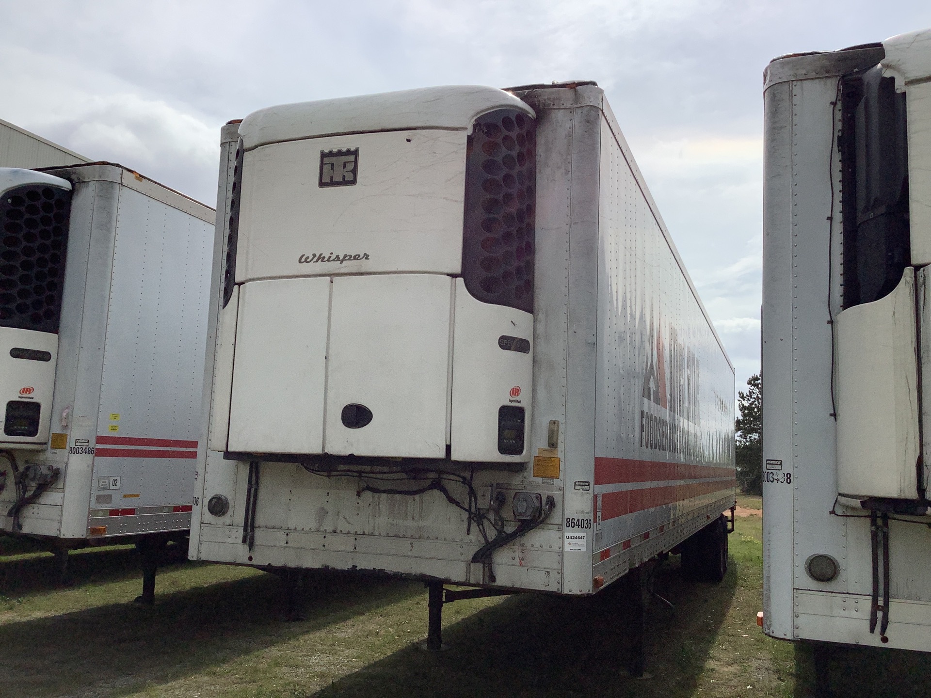 2008 Utility VS2RA T/A Refrigerated Trailer