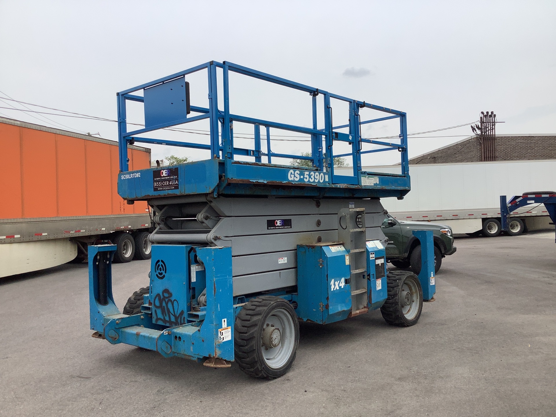 2011 Genie GS-5390RT Diesel Scissor Lift