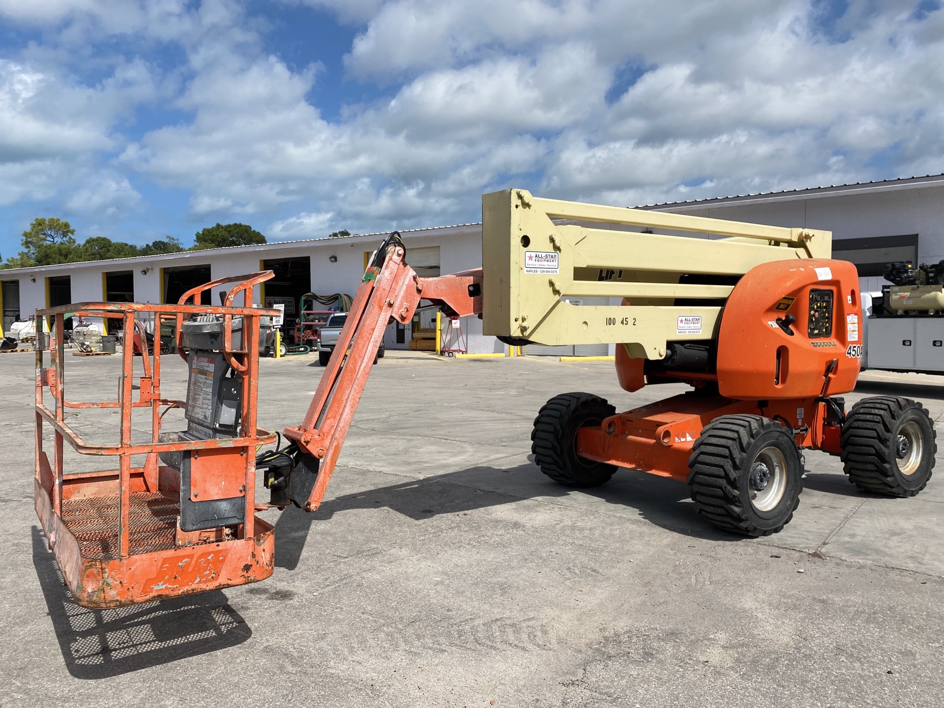 2008 JLG 450AJ SeriesII 4WD Dual Fuel Articulating Boom Lift