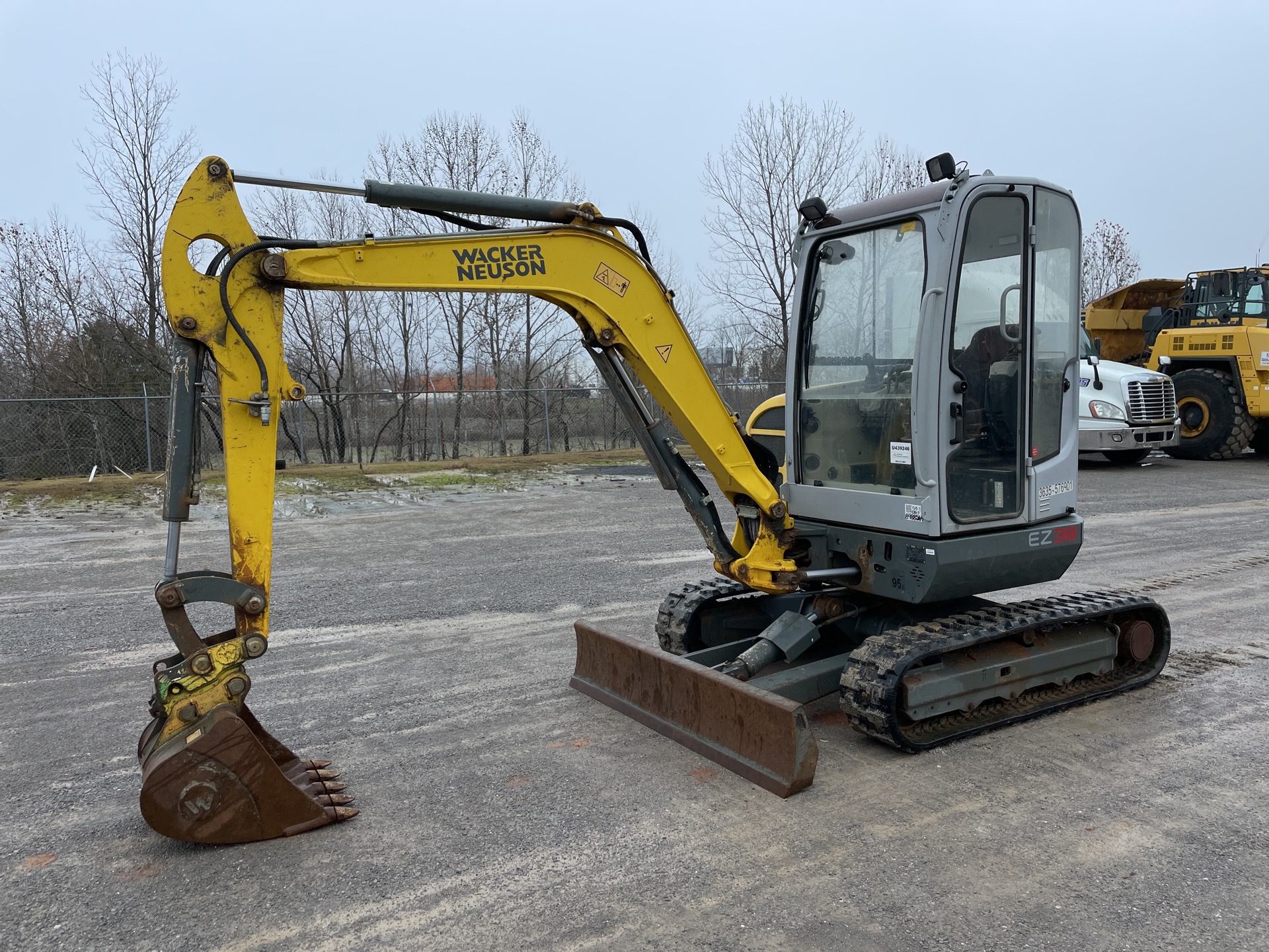 2015 Wacker Neuson EZ38 Mini Excavator