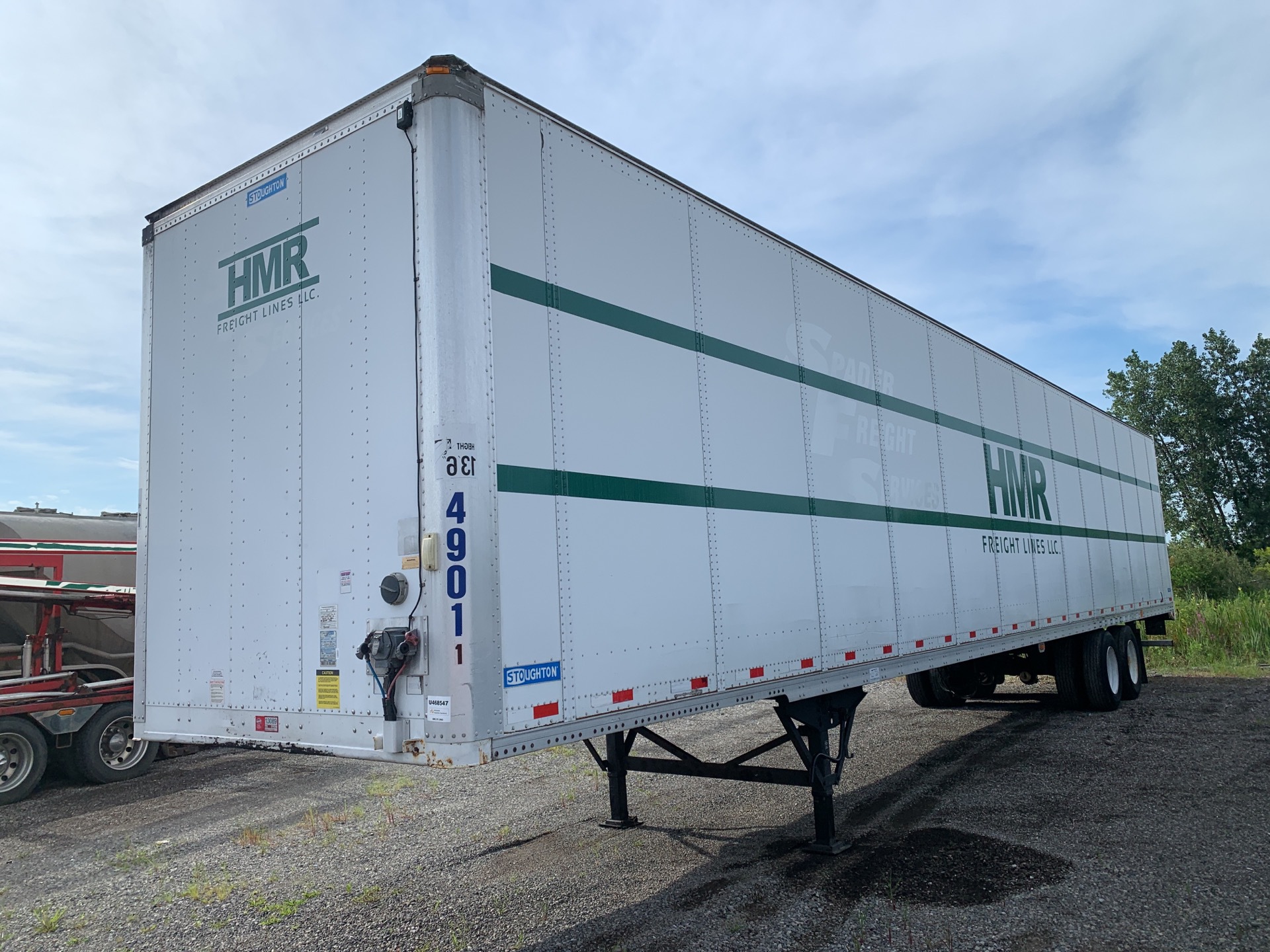 2009 Stoughton 53 ft T/A Van Trailer