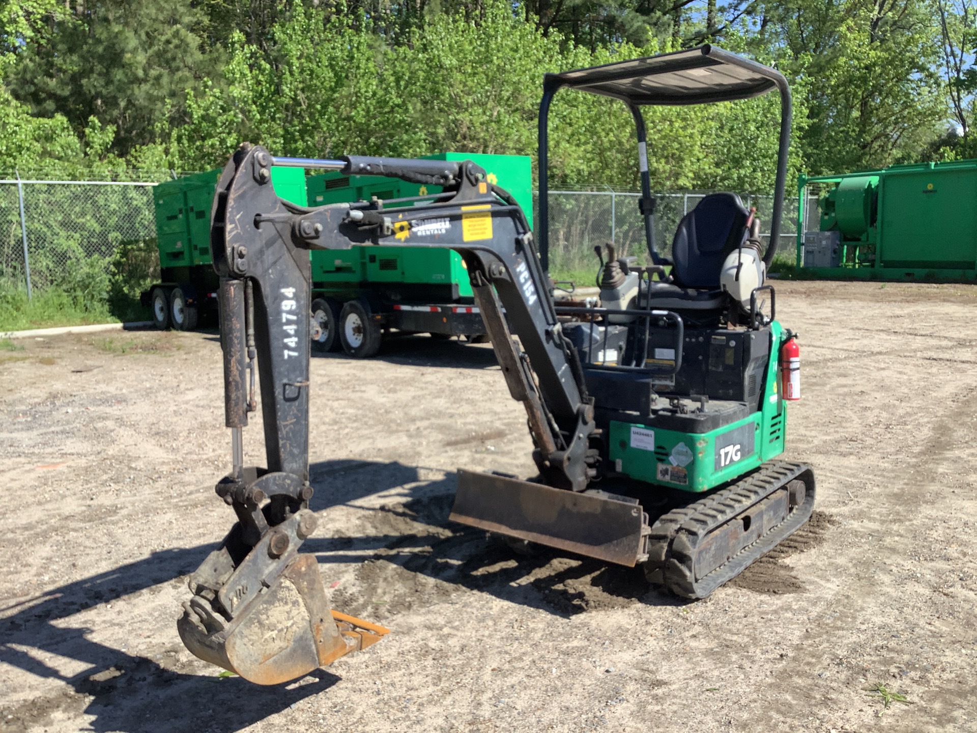 2015 John Deere 17G Mini Excavator