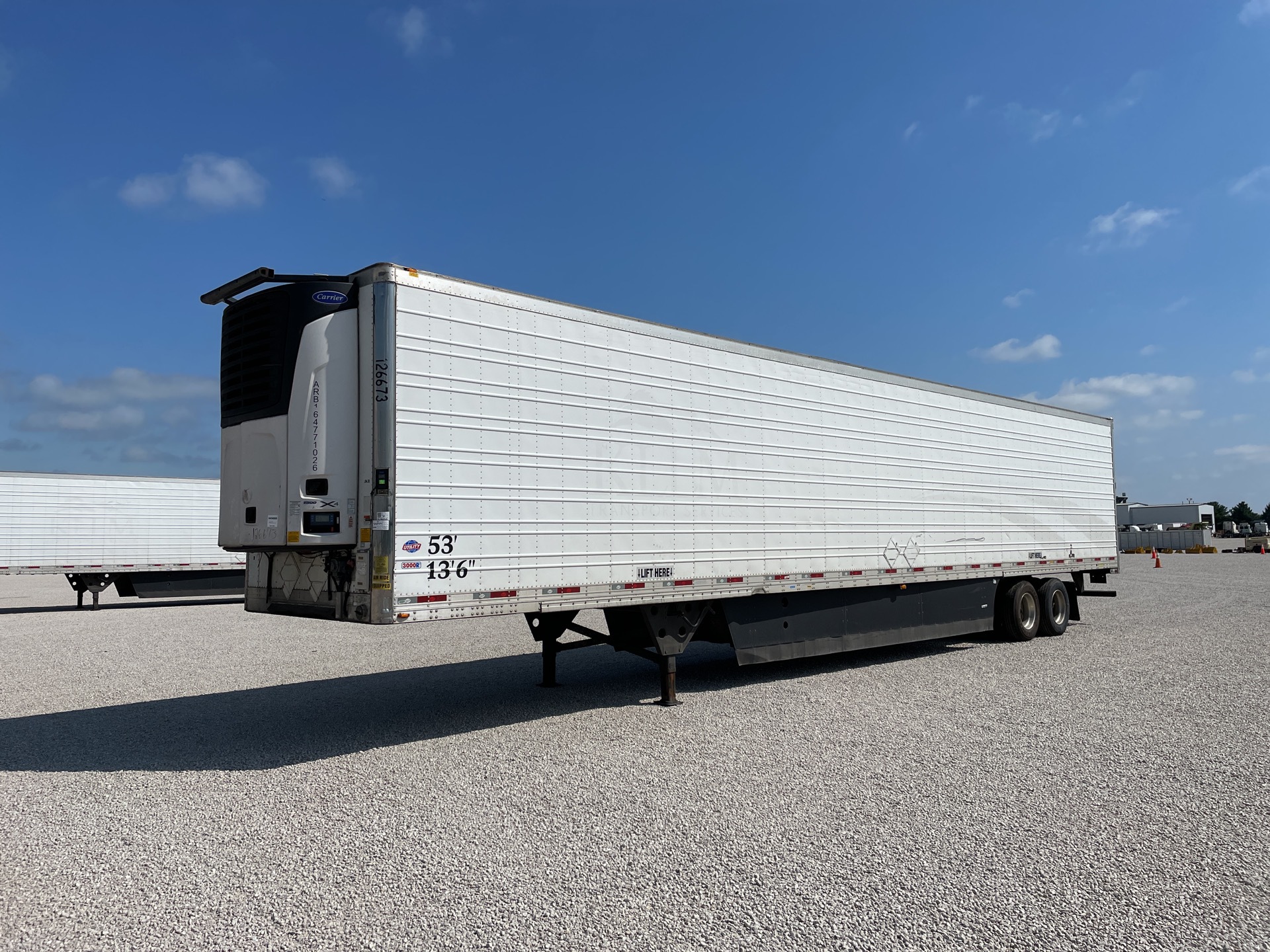 2016 Utility VS2RA 53 ft x 102 in T/A Refrigerated Trailer