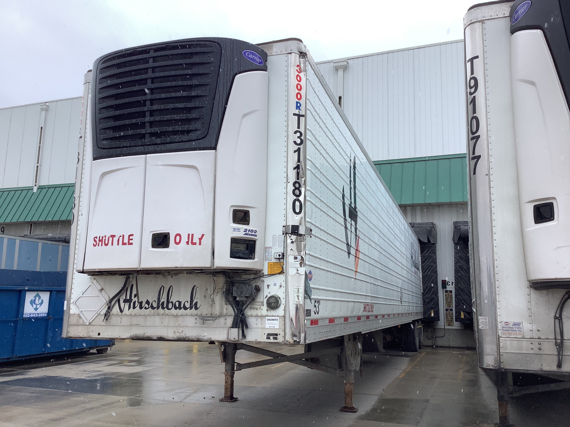 2013 Utility VS2RA 53 ft T/A Refrigerated Trailer