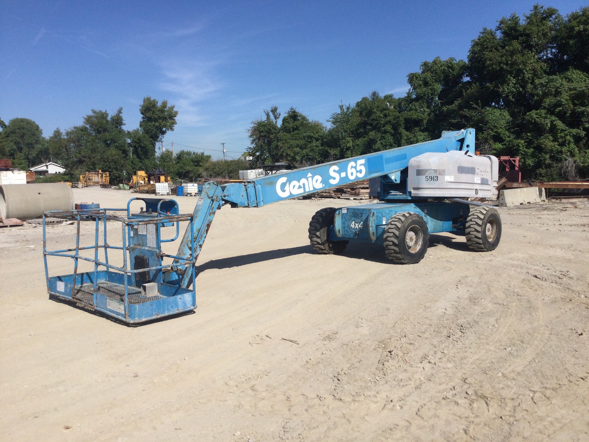 2002 Genie S65 4WD Diesel Telescopic Boom Lift