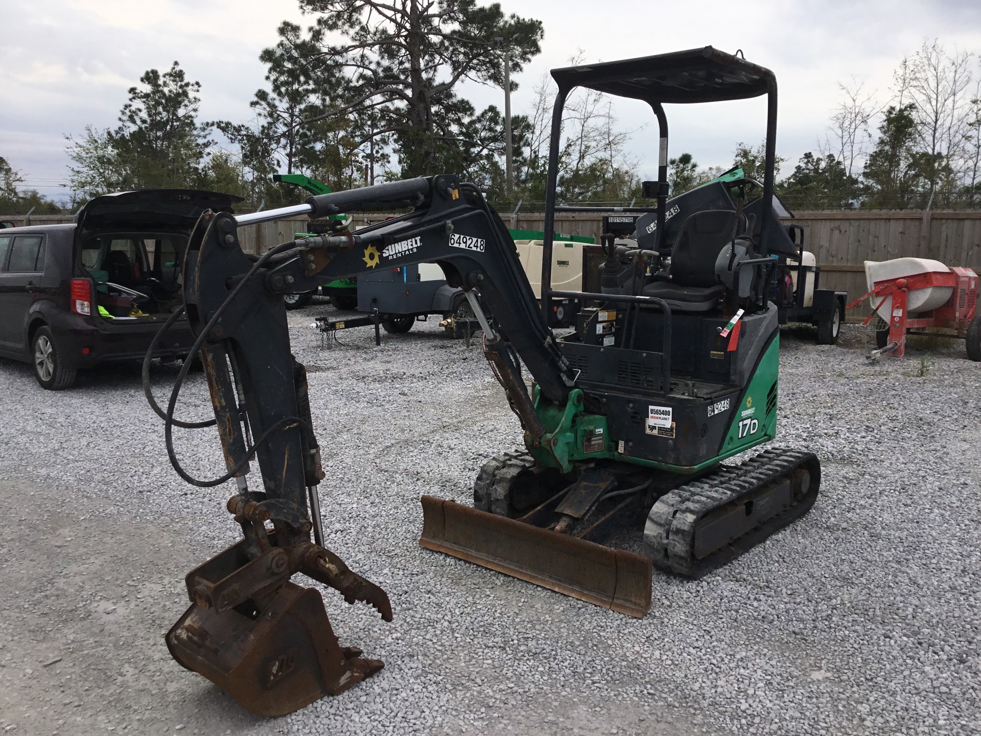 2014 John Deere 17D Mini Excavator