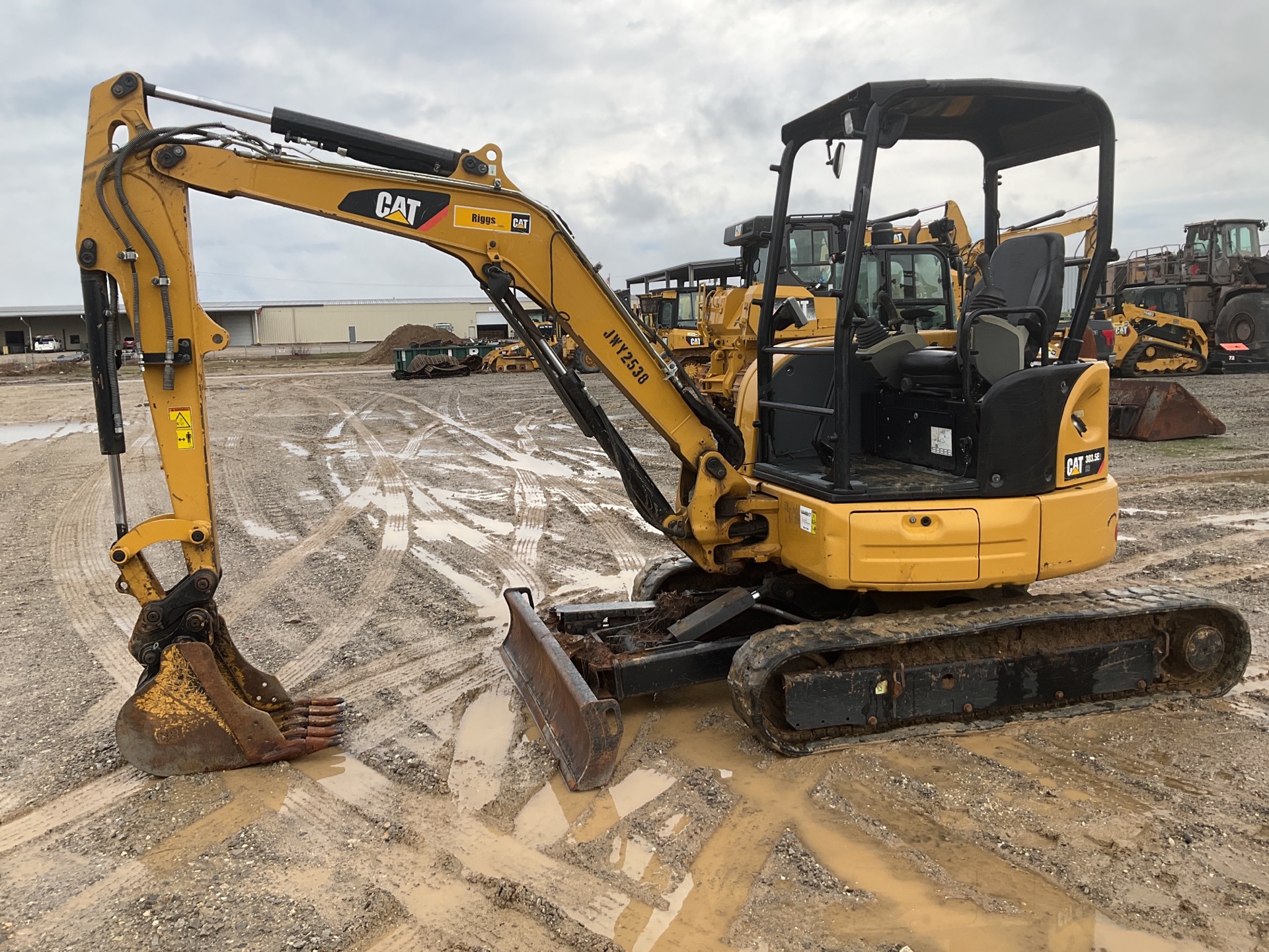 2017 Cat 303.5E2CR Mini Excavator