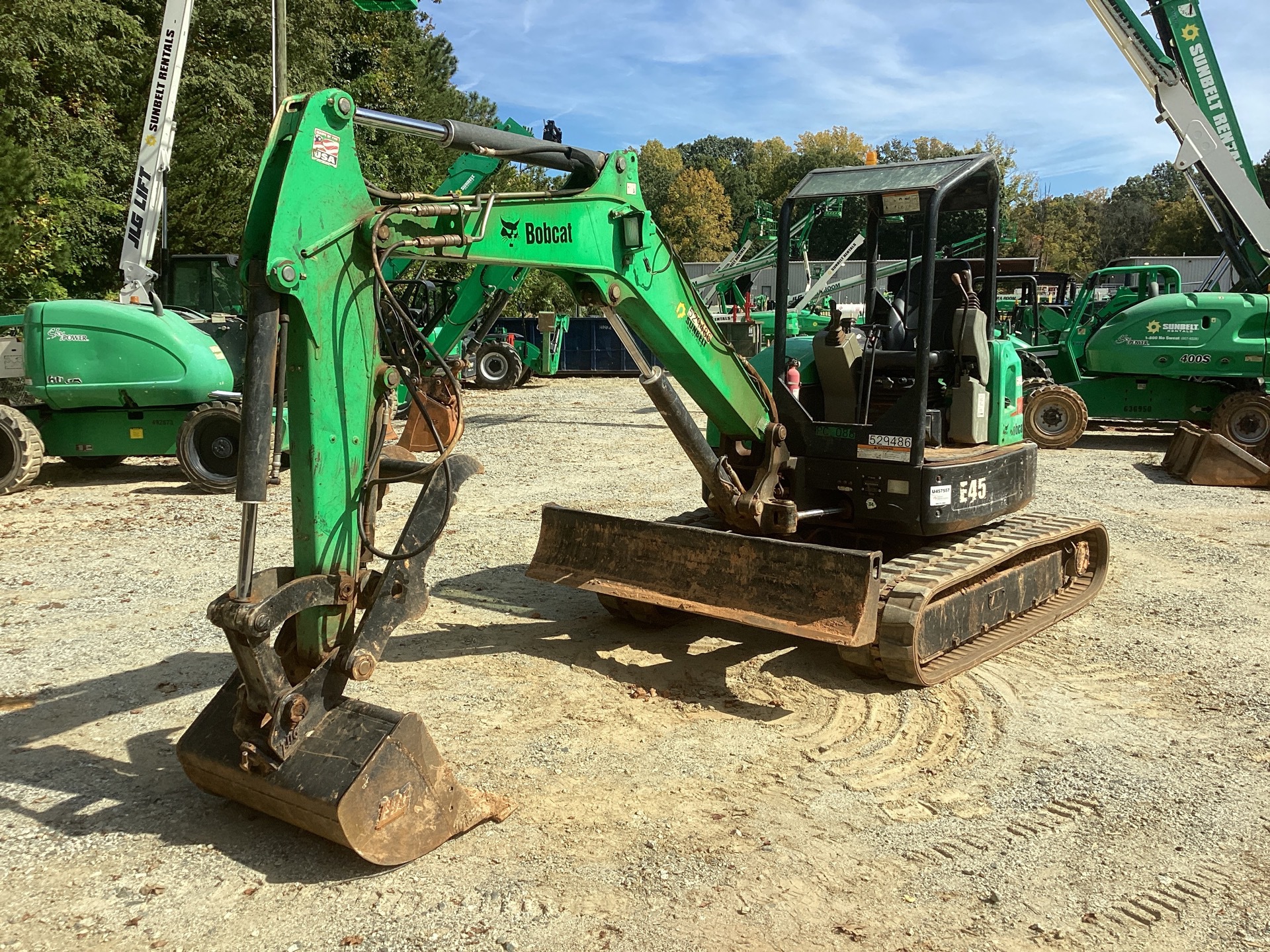 2013 Bobcat E45 Mini Excavator