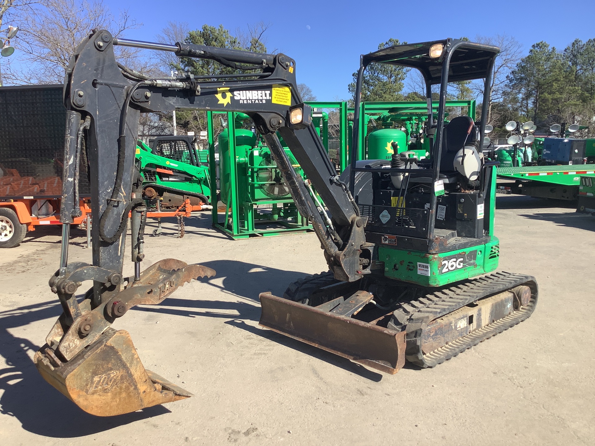 2016 John Deere 26G Mini Excavator