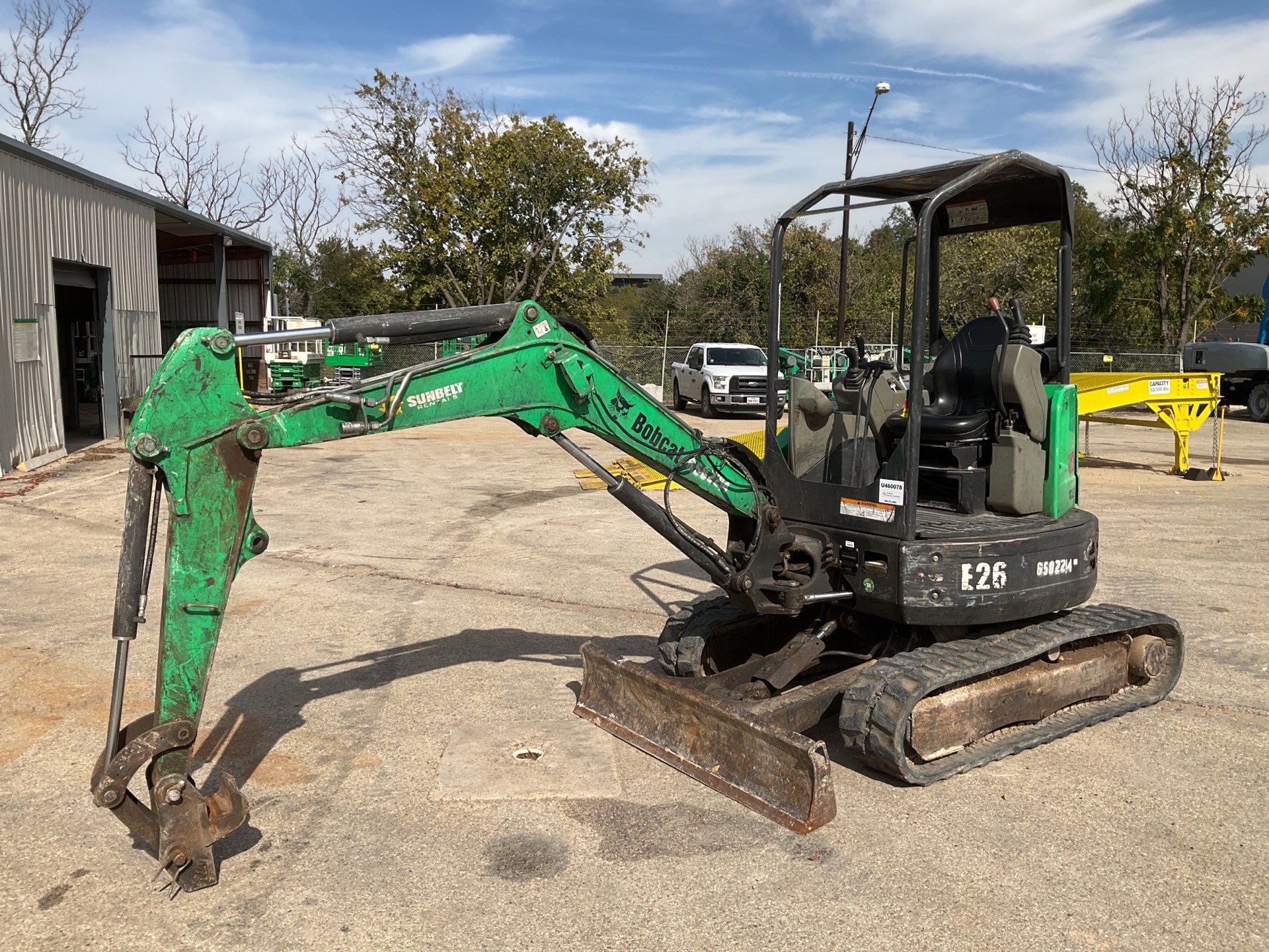 2014 Bobcat E26GM Mini Excavator