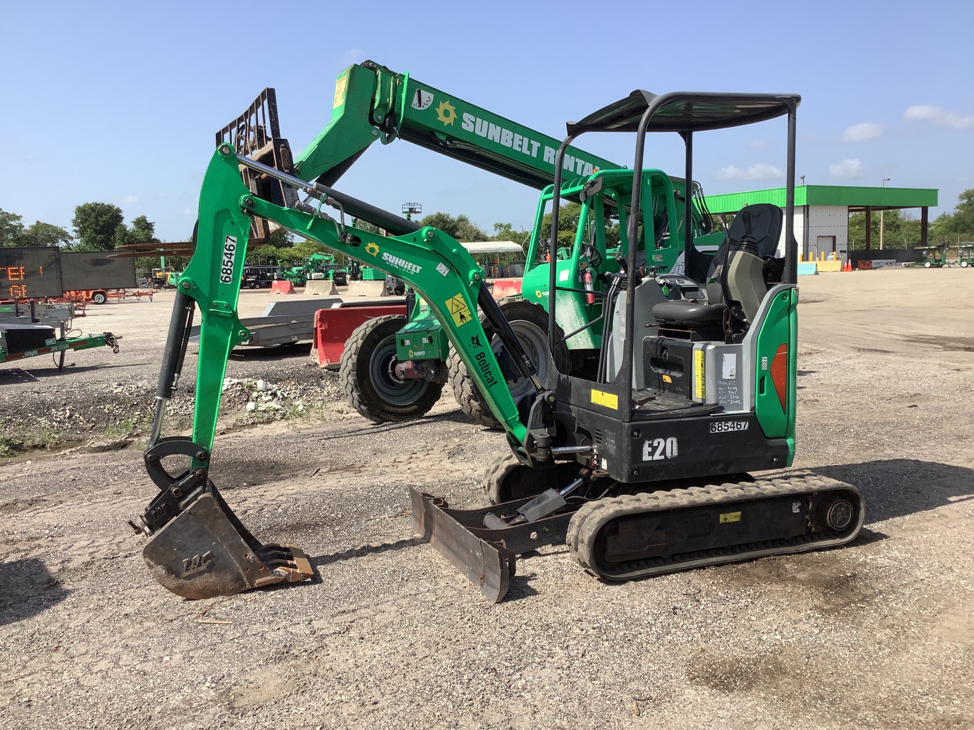 2015 Bobcat E20 Mini Excavator