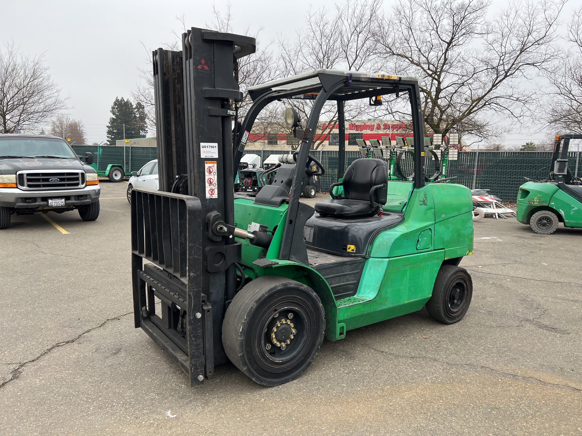 2012 Mitsubishi FG50CN 9650 lb Cushion Tire Forklift