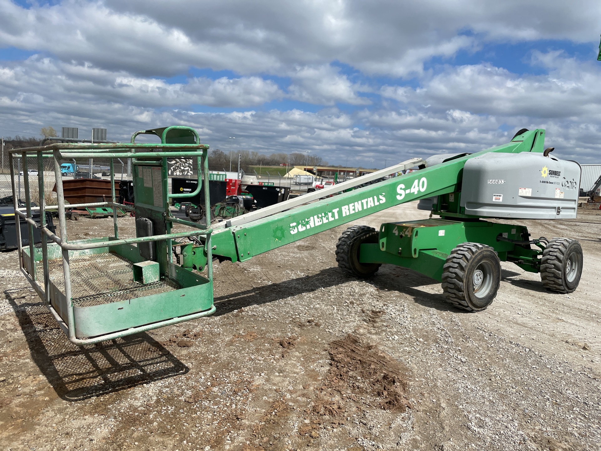 2013 Genie S-40 4WD Diesel Telescopic Boom Lift