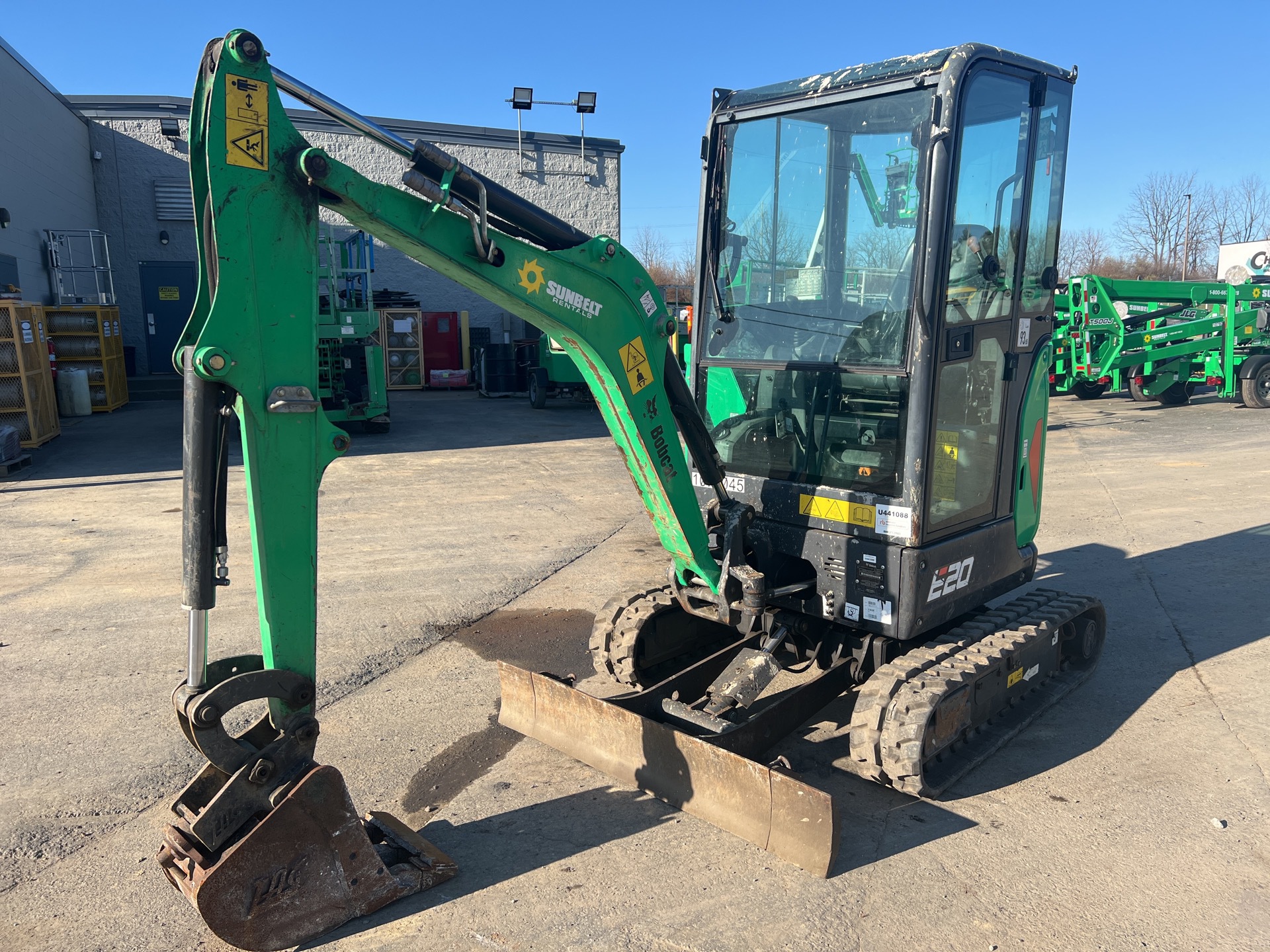 2017 Bobcat E20 Mini Excavator