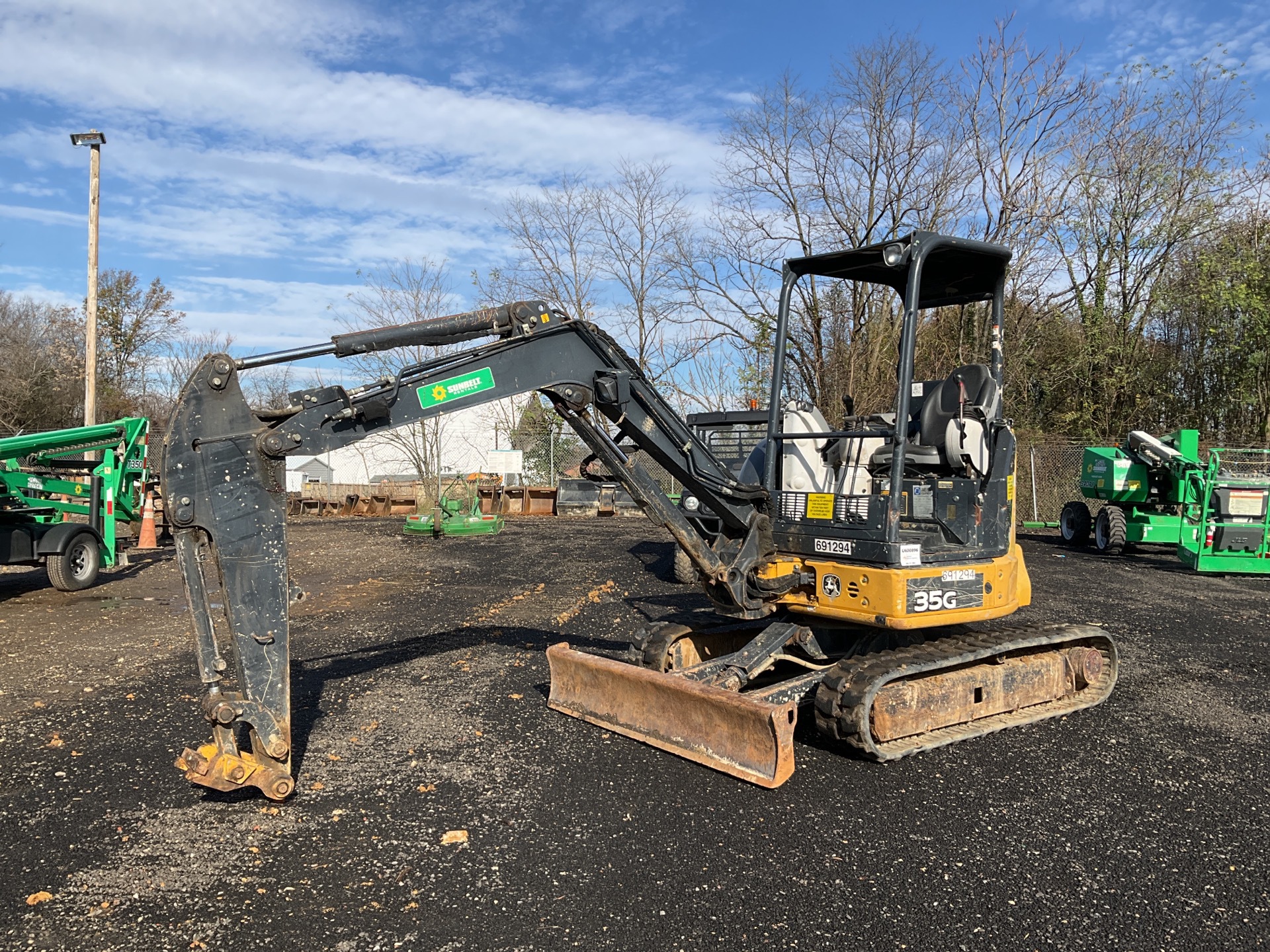 2014 John Deere 35G Mini Excavator