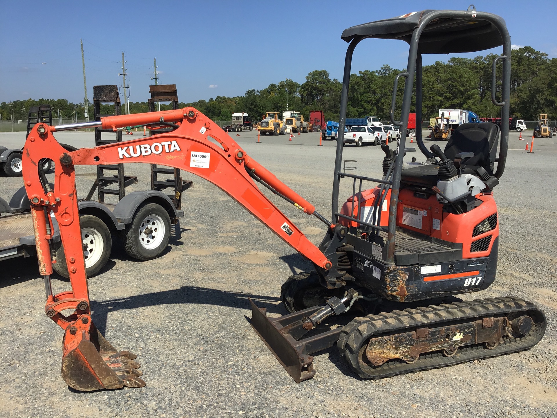 2016 Kubota U17 Mini Excavator