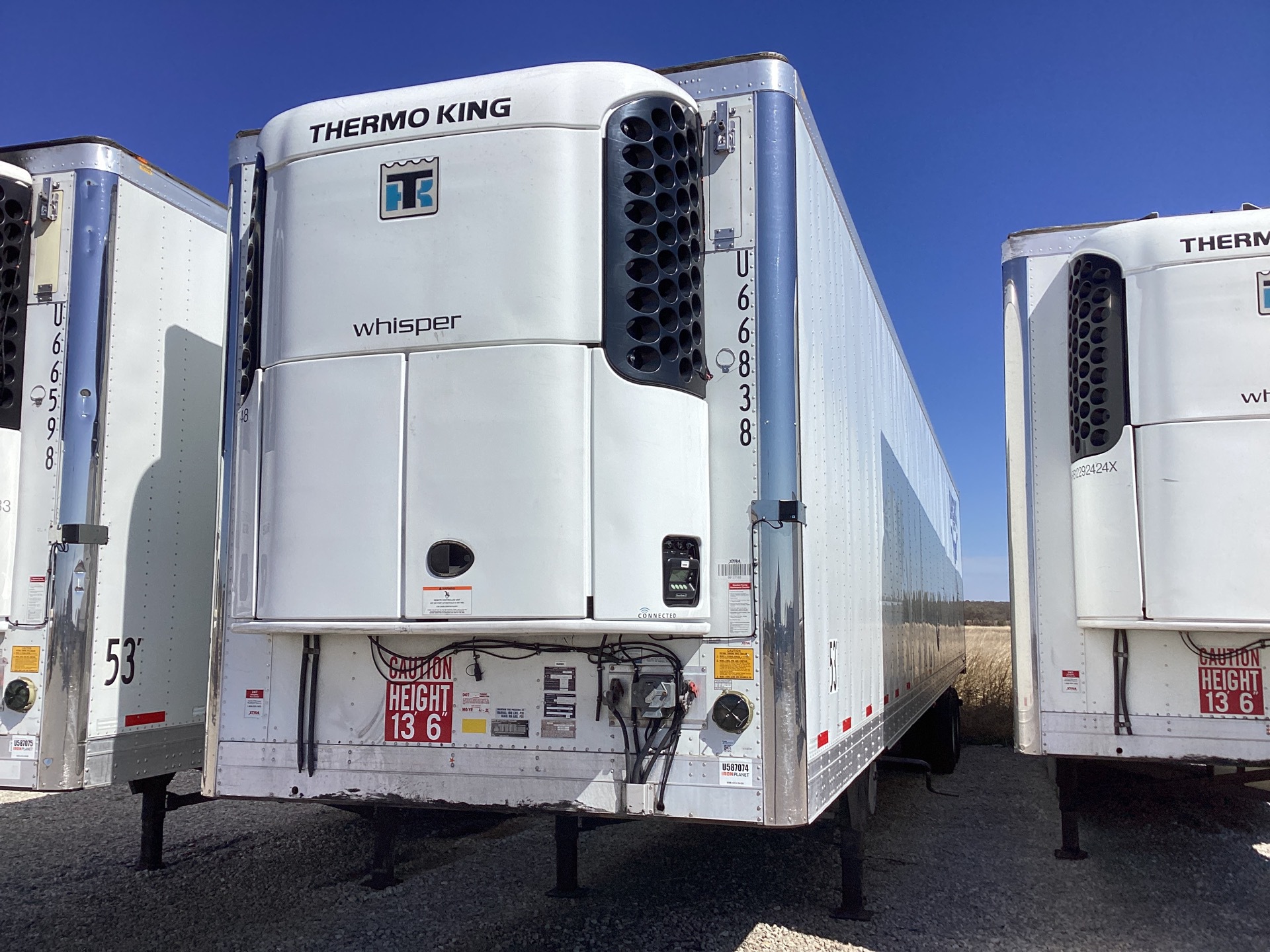 2013 Utility 52 ft T/A Refrigerated Trailer