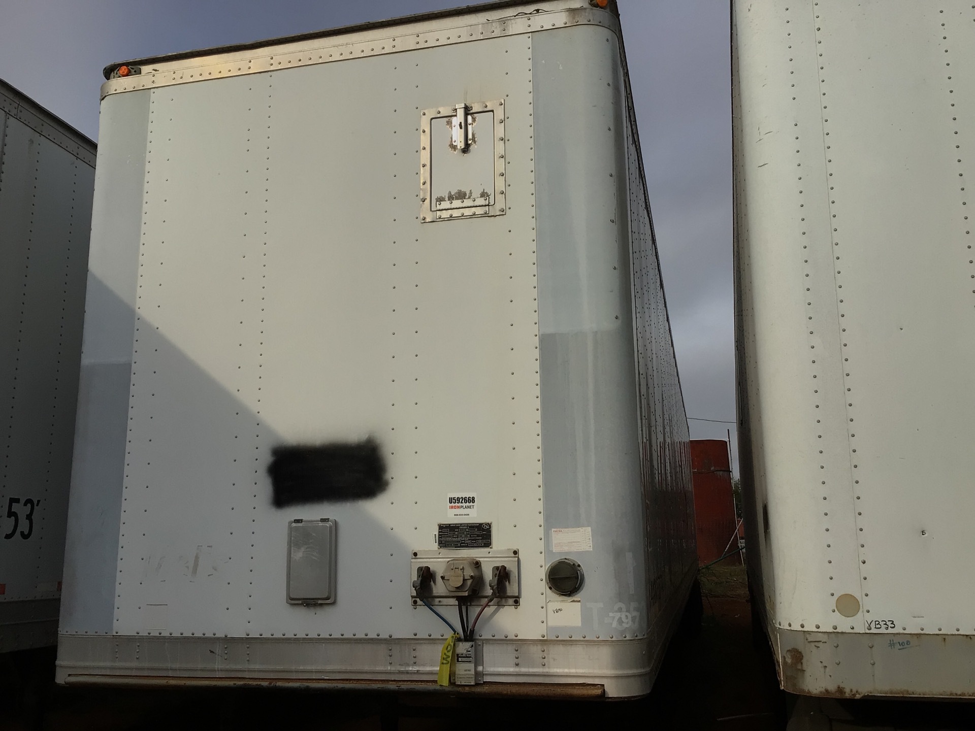 2003 Great Dane 53 ft T/A Van Trailer