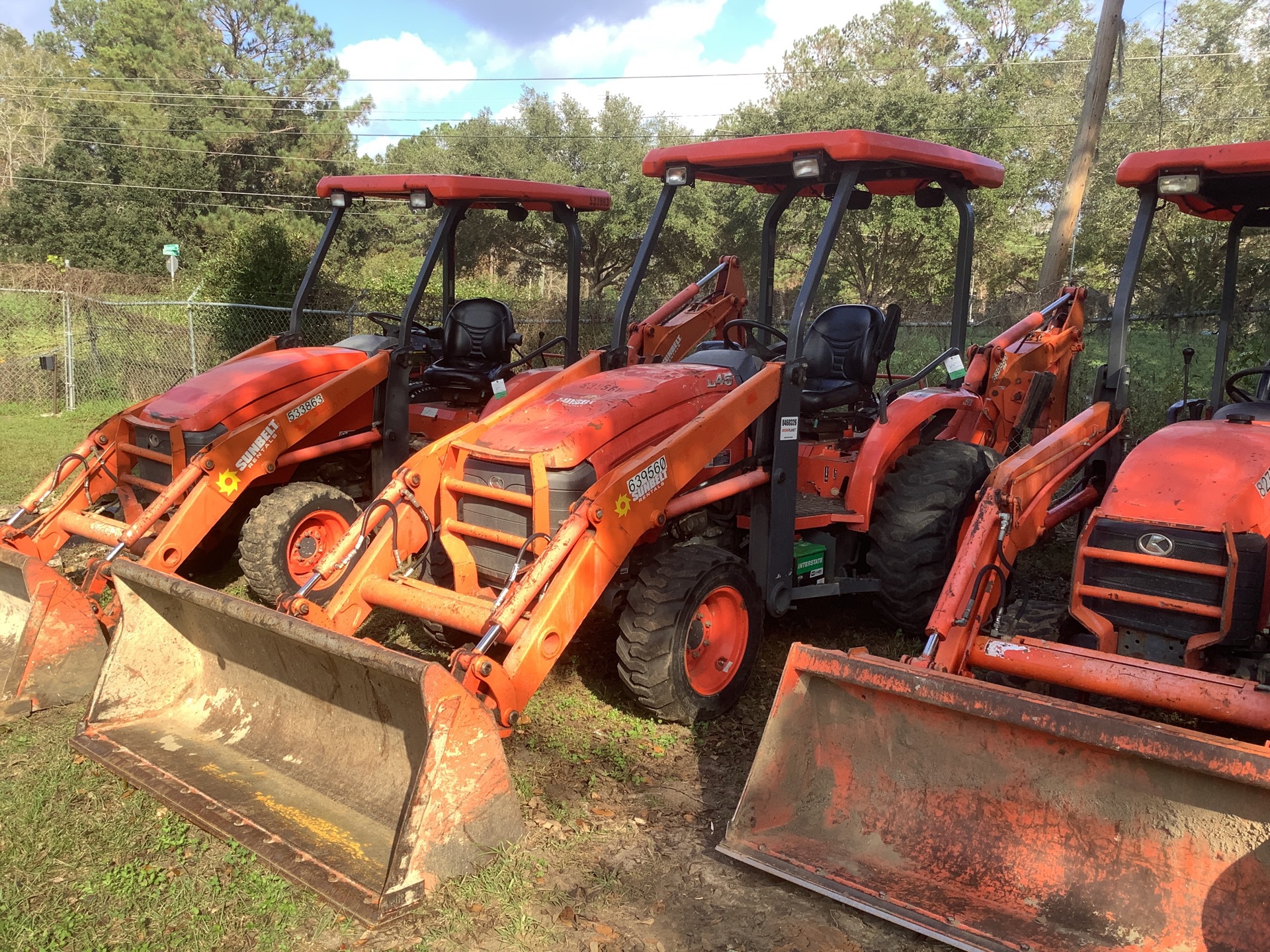 2014 Kubota L45TLB 4x4 Backhoe Loader