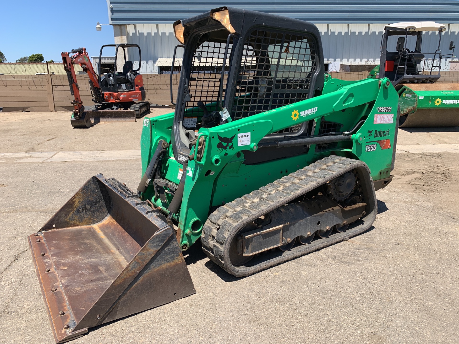 2017 Bobcat T550 Compact Track Loader