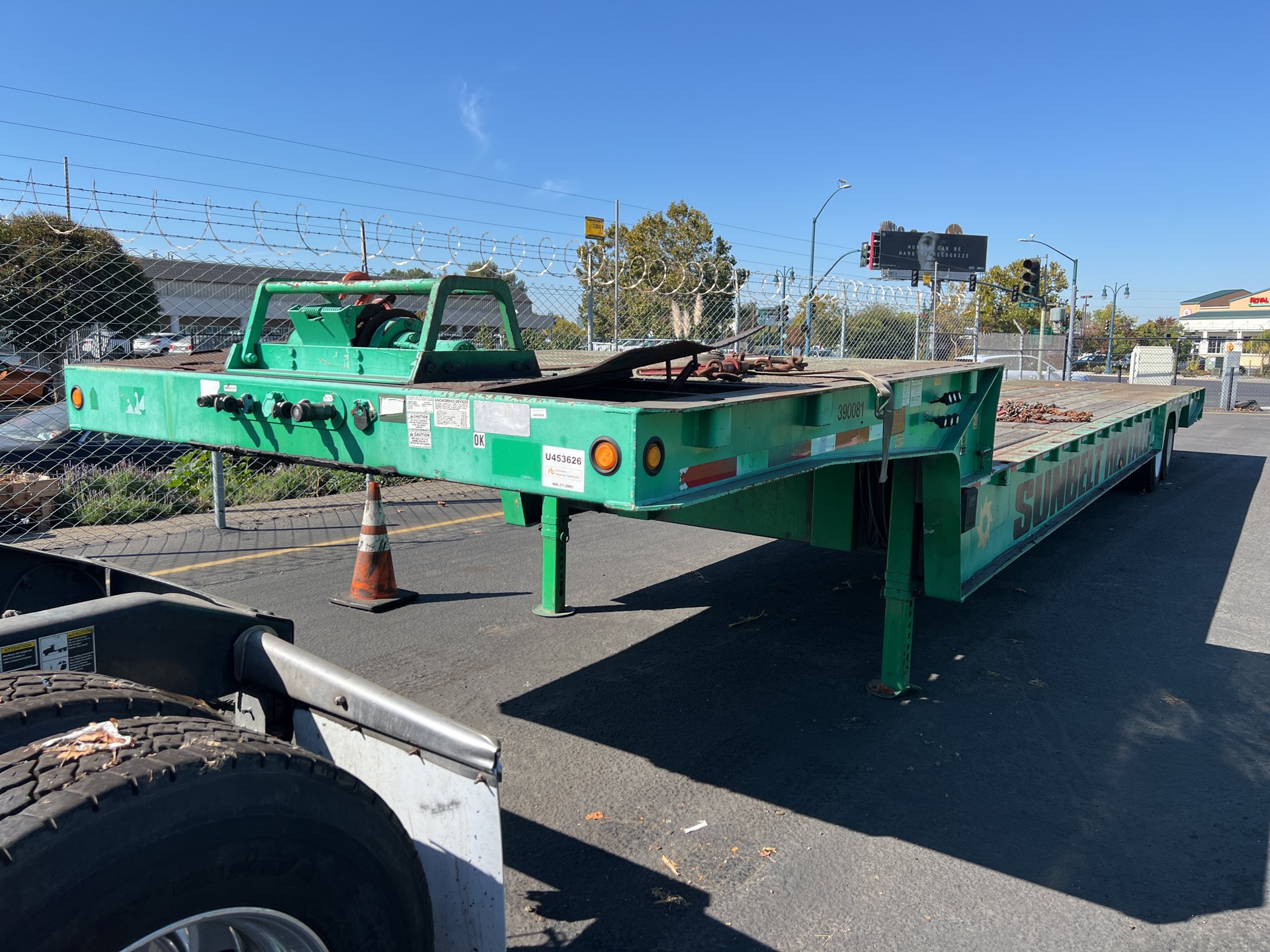 2012 Trail King TK70HT Hydraulic Tail Trailer