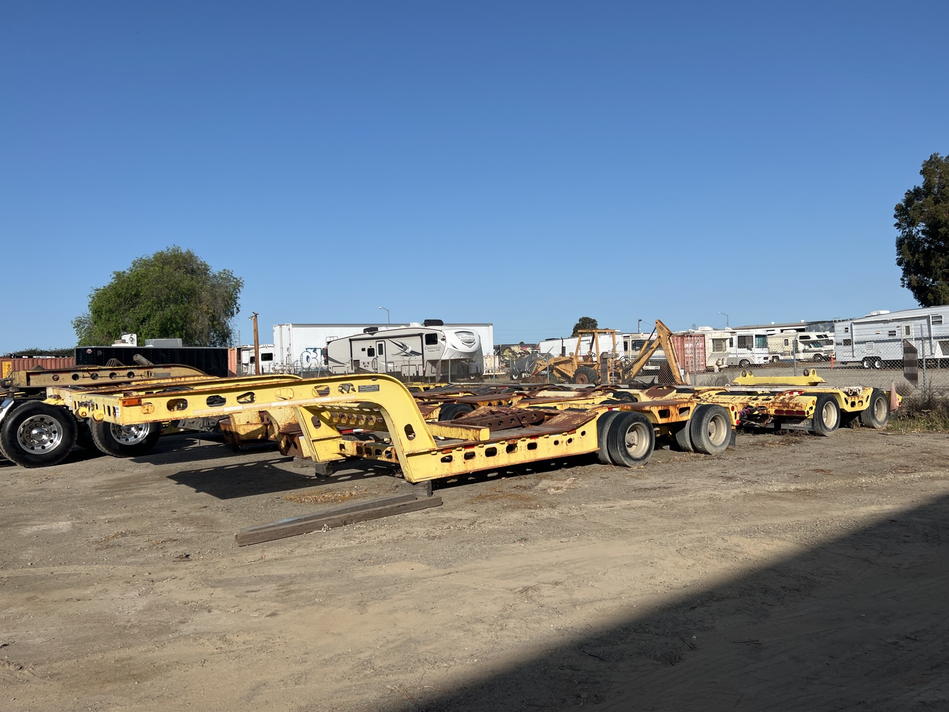 1997 Murray 4 Axle 32 Wheel Lowboy Trailer