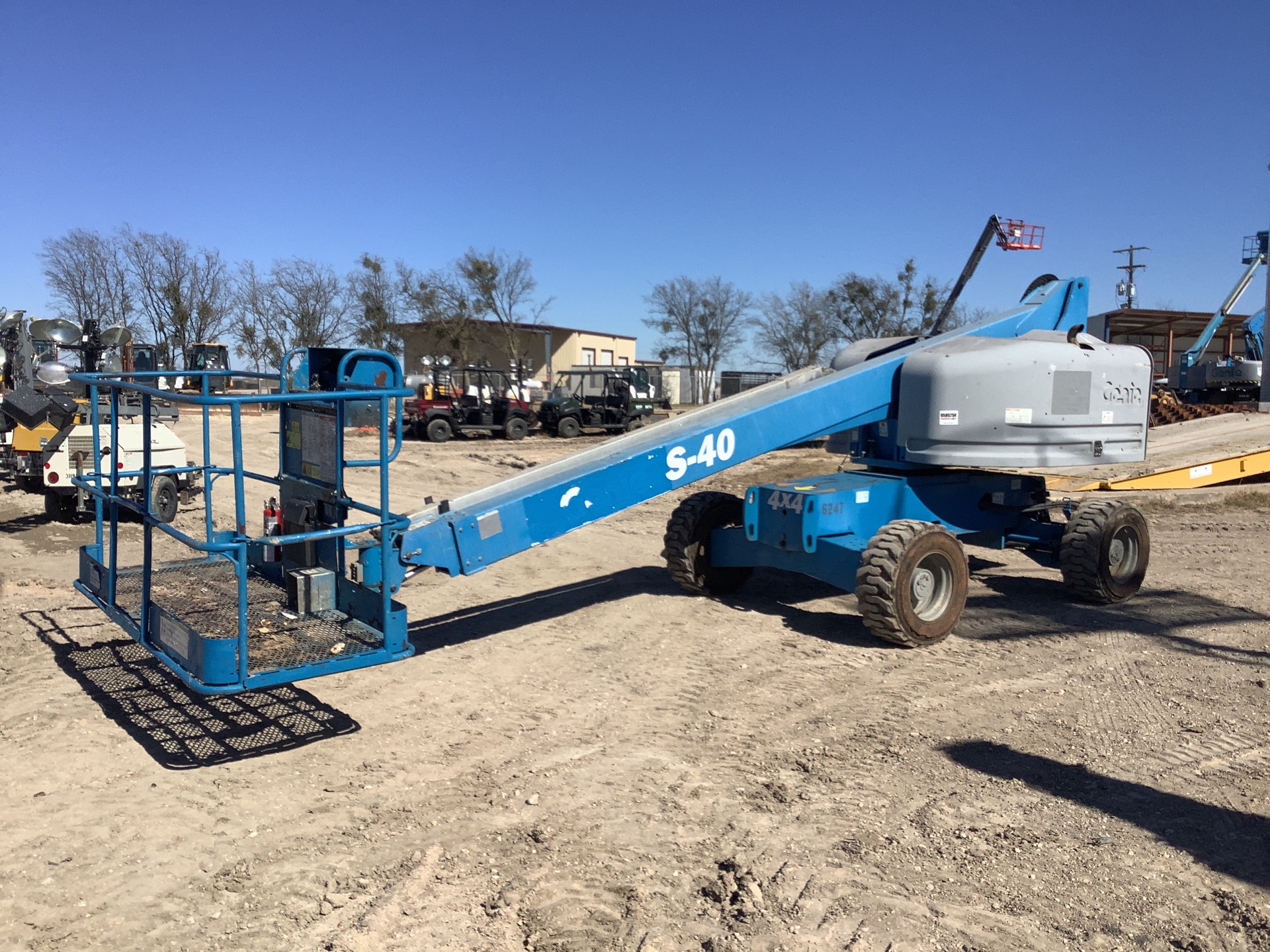 2014 Genie S-40 4WD Diesel Telescopic Boom Lift