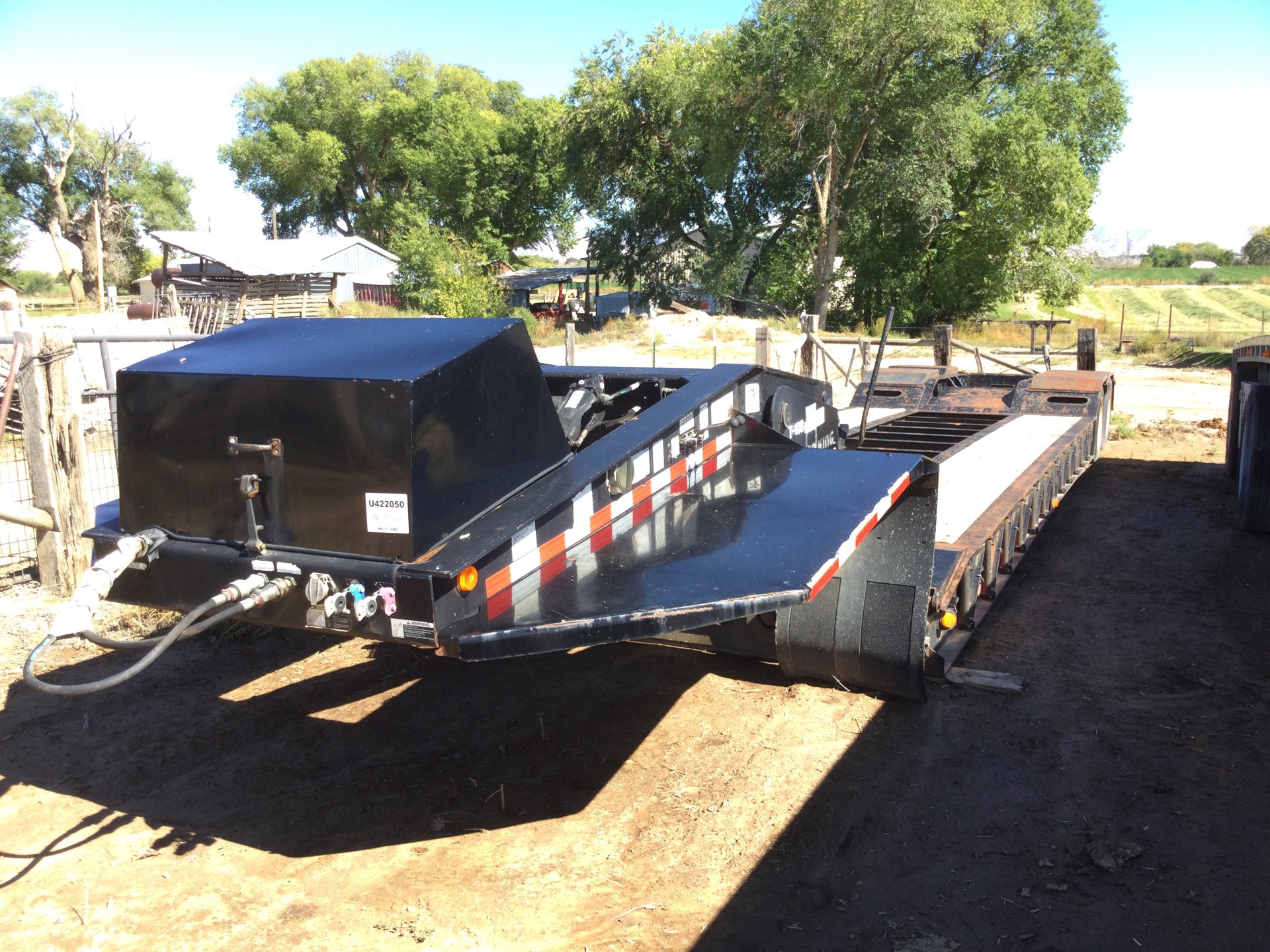 2006 Load King 34 ft  T/A Removable Gooseneck Lowboy Trailer