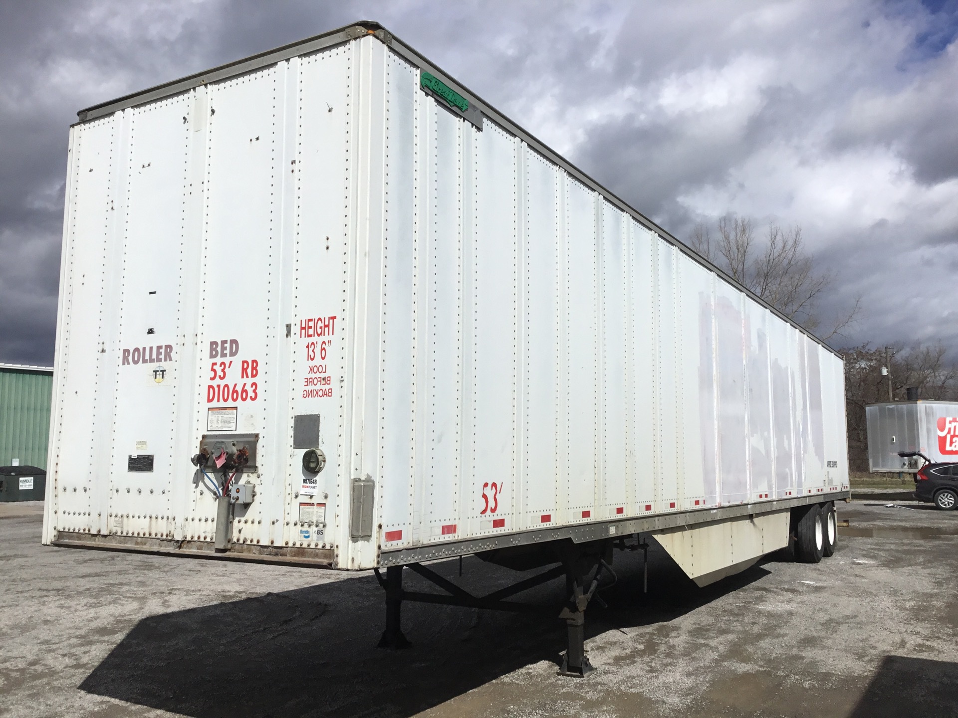 2002 Great Dane 530RBTA 53 ft T/A Van Trailer