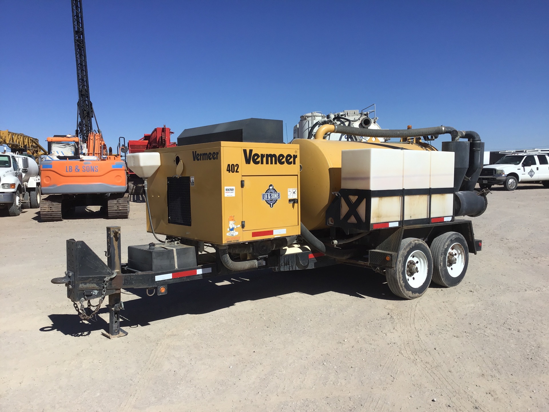 2012 Vermeer V800LE Vacuum on McElrath Tanker Trailer