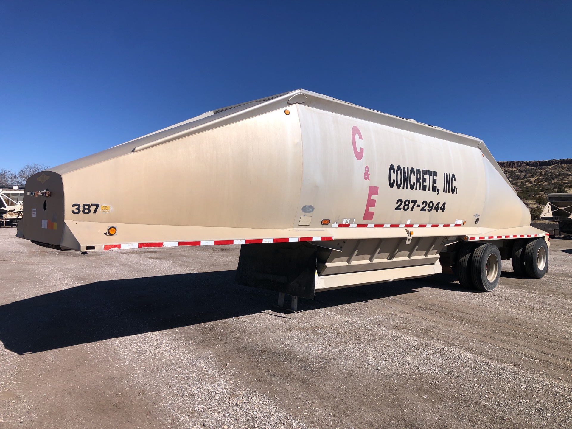 2002 Beall T/A Belly Dump Trailer